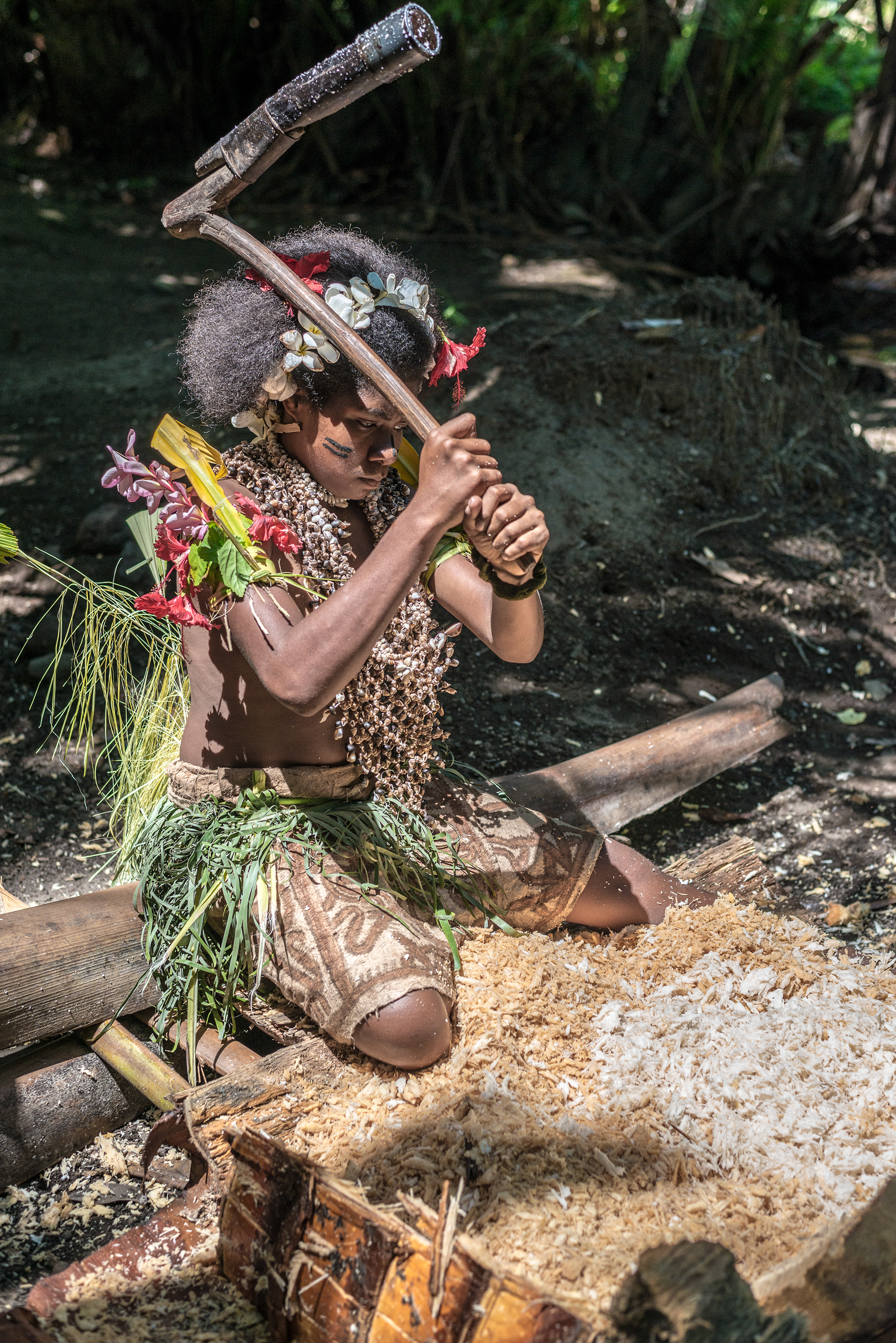 Making Making Sago, Tufi Village