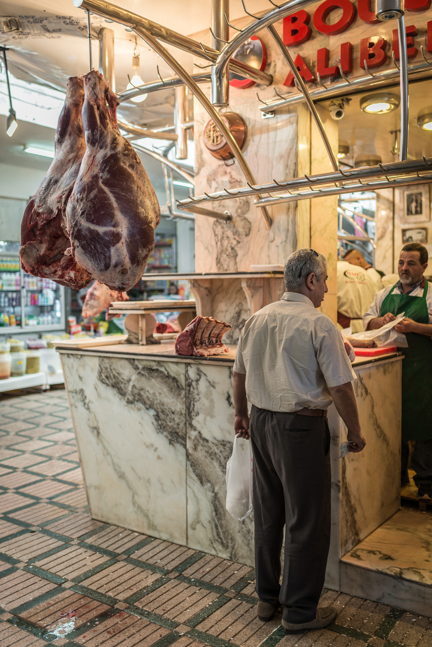 Ali Belha Butchers in the Medina, Rabat, Morocco