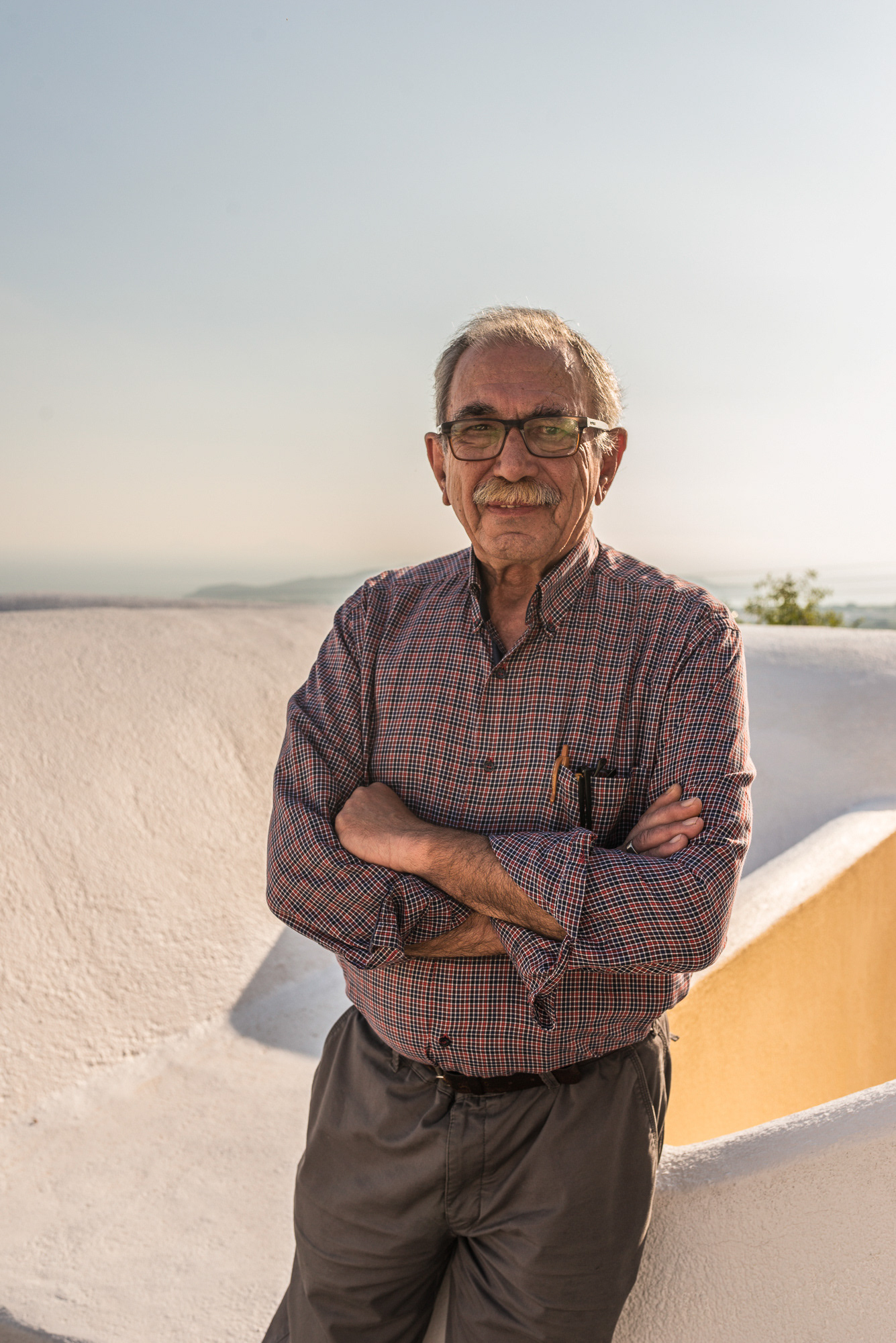 George Hatziyannakis is a local legend and owner of restaurant Selene in Pyrgos, huge thanks for his help and kindness, it made our Santorini experience all the more rewarding