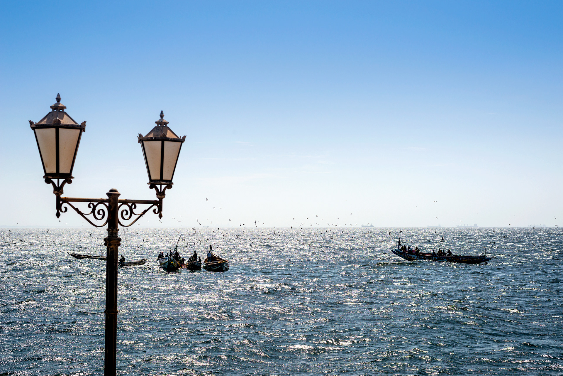 The beautifully preserved Goree island is a UNESCO World Heritage Site. It is associated with the Atlantic slave trade