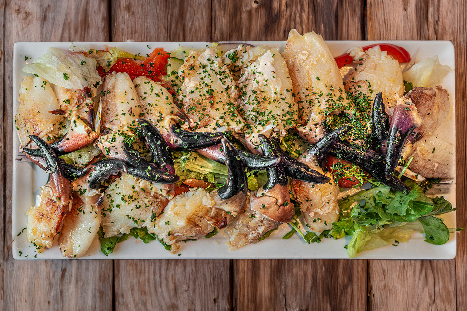 Fresh Crab Claws - Brygge Restaurant - Kvenaer - Hitra Island