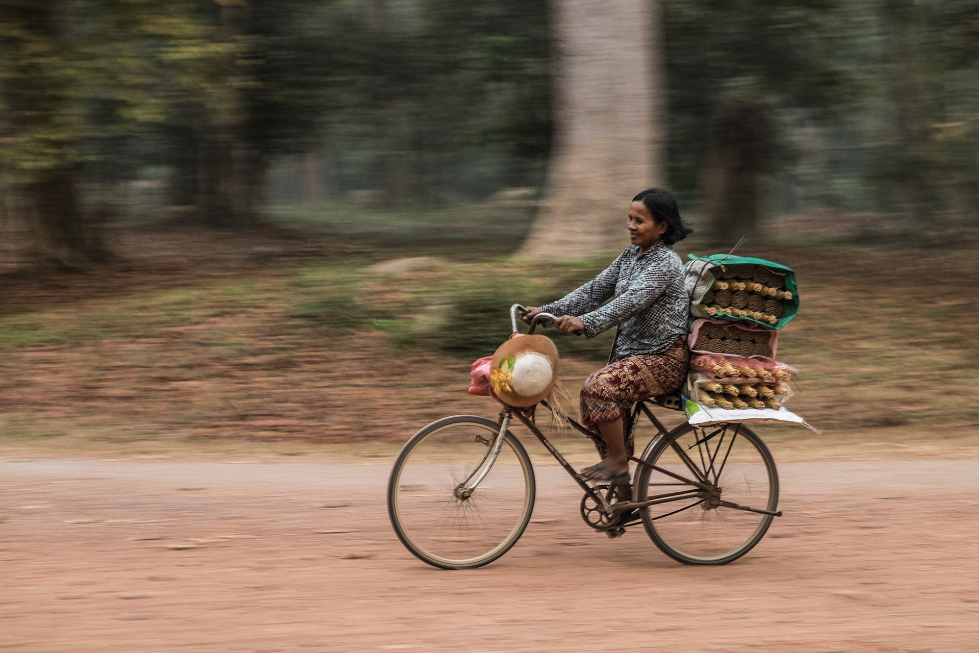 Snack vendor at the south gate of Angkor Wat