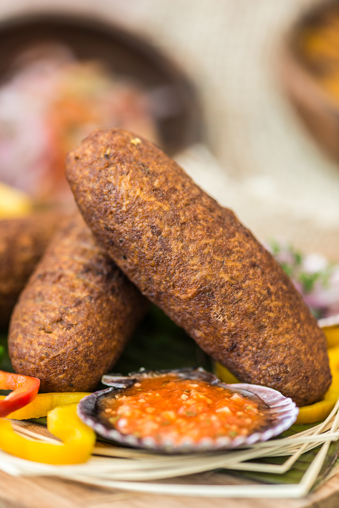 Corviche (Crochettes of Tuna, peanuts & plantain) at Montechristi Golf Club