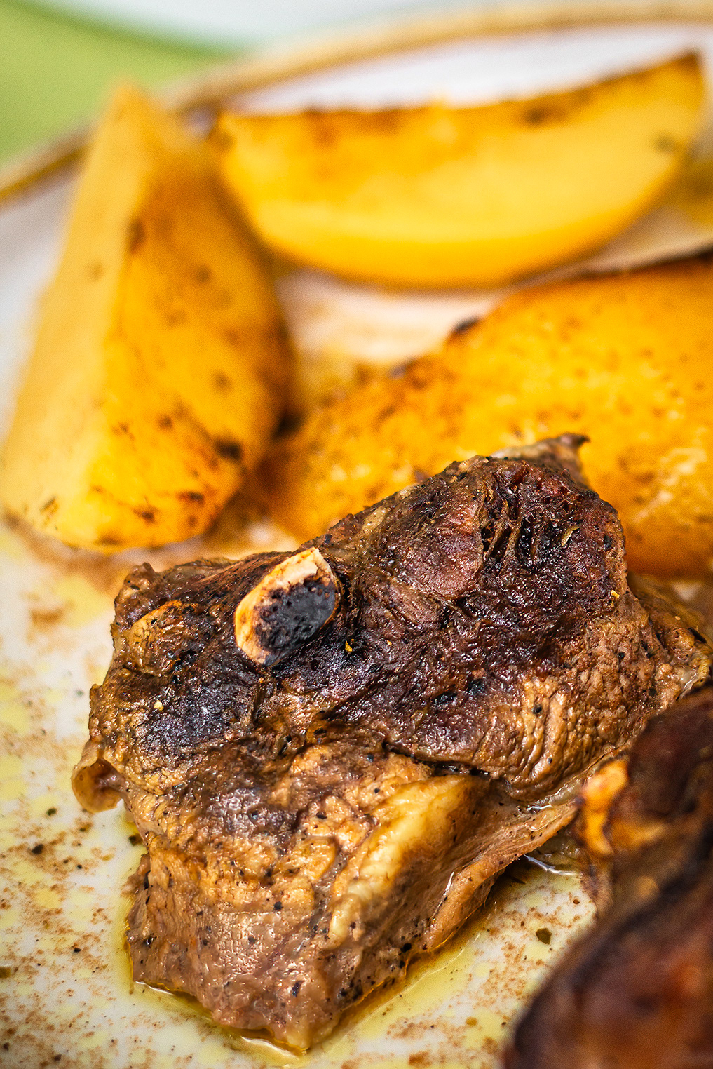 Traditional Roast Lamb with potatoes - Nastos Taverna - Kato Zakros