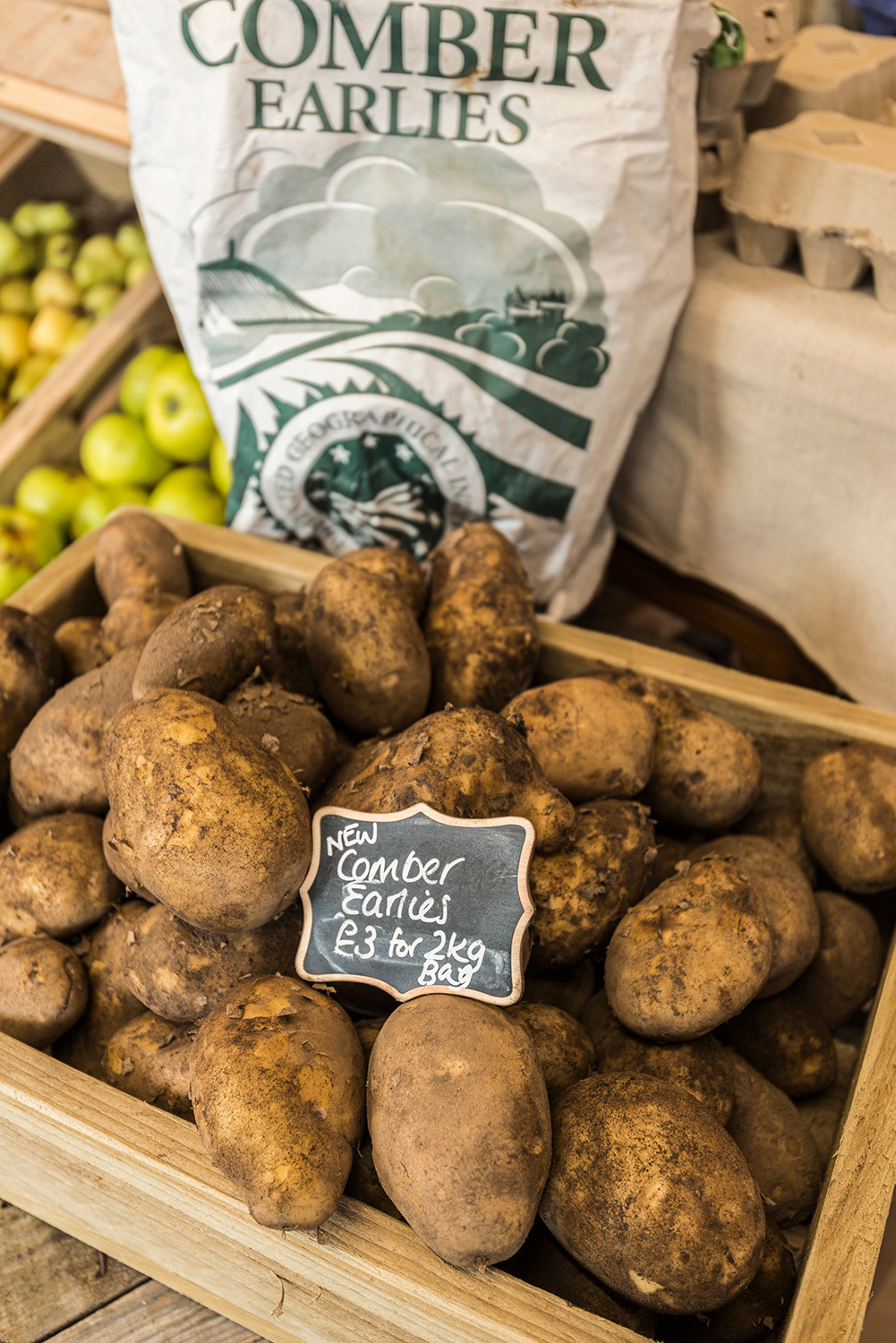 Comber Earlies (Potatoes specific to the local area - Ark Community Garden - Dundrum