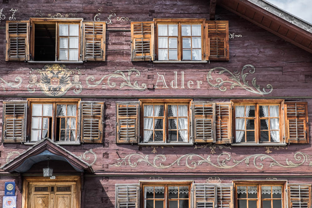 Kunst hotel and restaurants (Gasthof Hirschen Schwarzenberg) Schwarzenberg Village