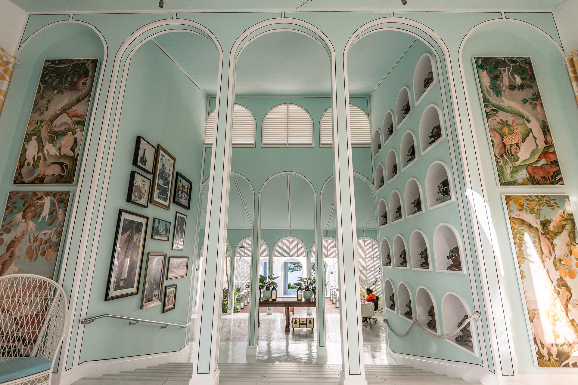 The beautiful boutique Malliouhana Hotel, a former private residence that offers a refined but relaxed luxury.