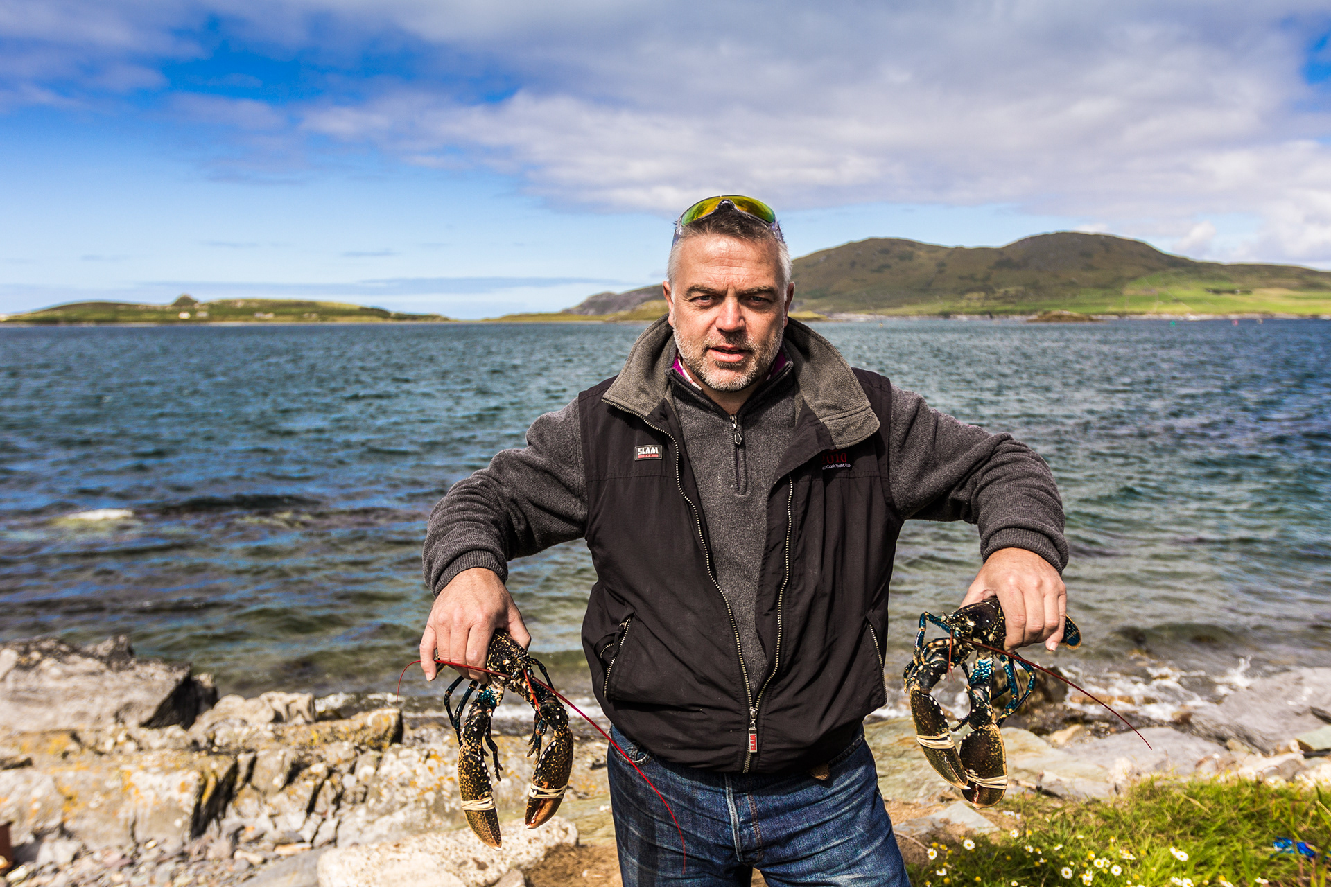 Andrew of Quinlan's Fish with Fresh Lobsters, Cahersiveen