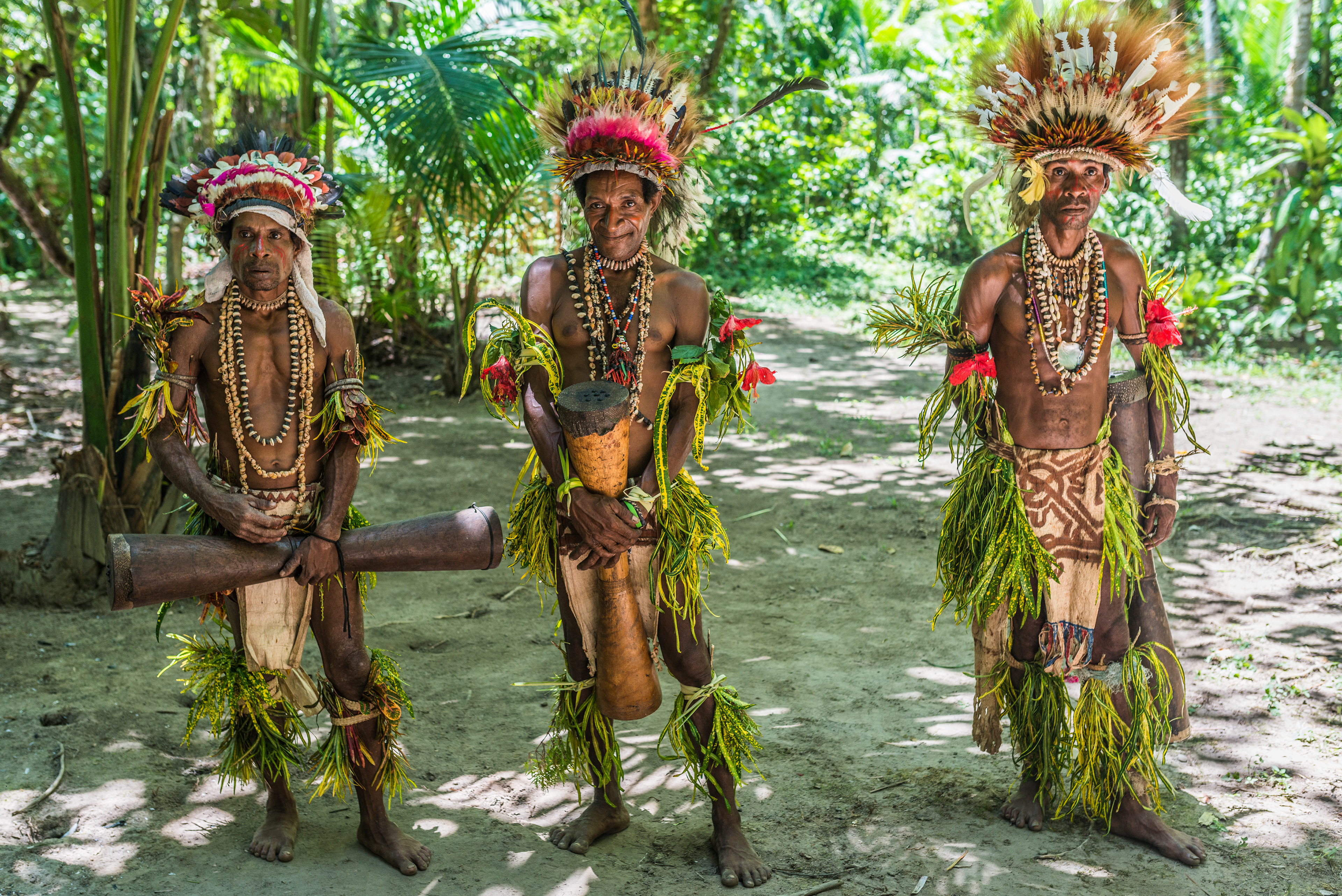Mens Singsing or Welcome Dance, Tufi Village