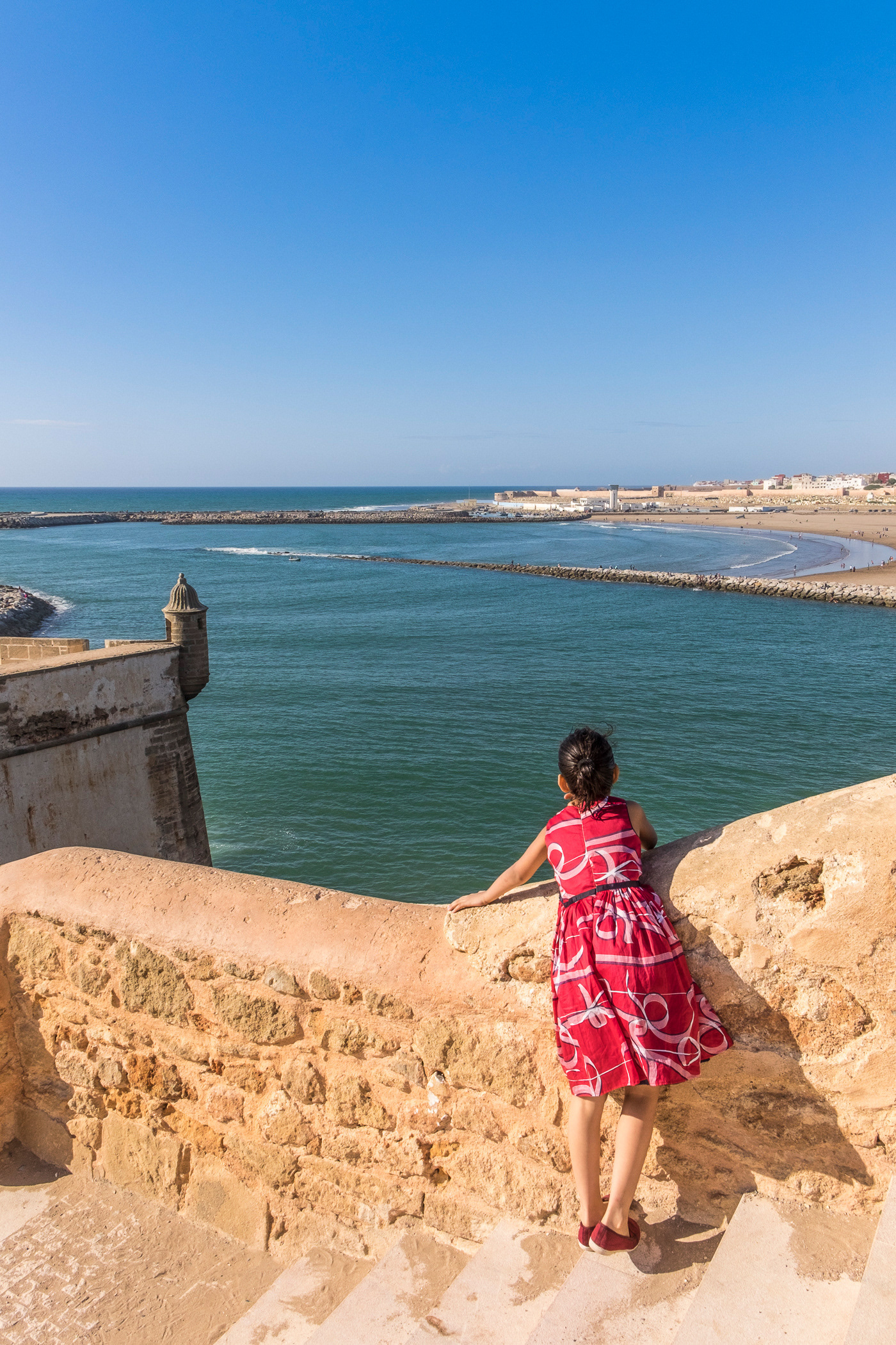 The UNESCO world heritage site of the Udayas Kasbah, Rabat, Morocco