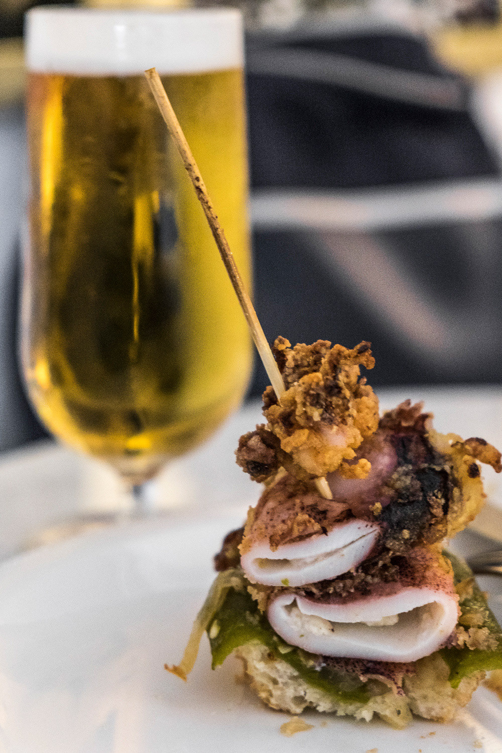 Asubio Calamari Tempura,Tapas, Santander