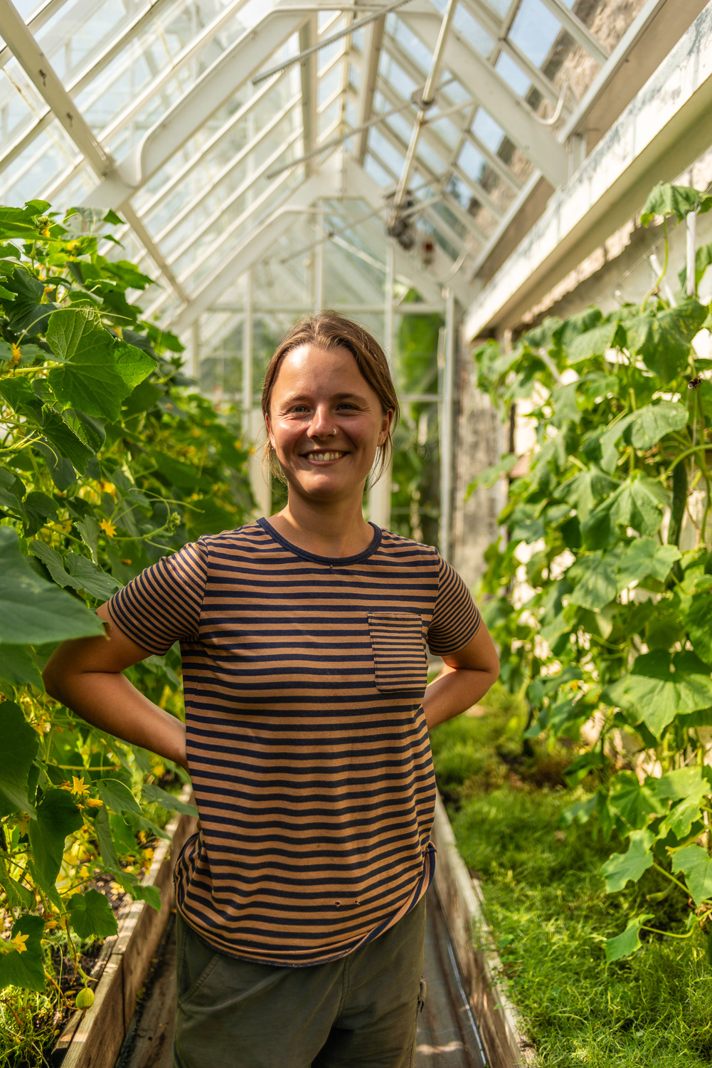 Phoebe, Head Gardener - Lindley House-Walled Garden - Long Mynd