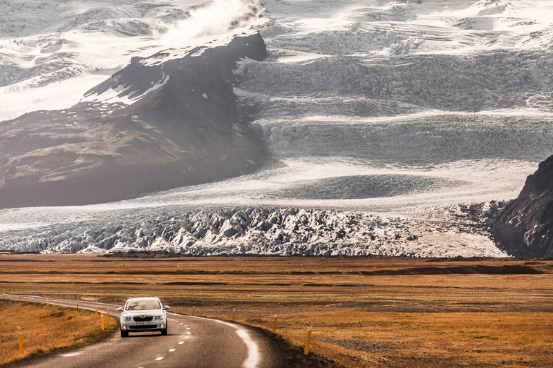Jökulsárlón Glacier from route one