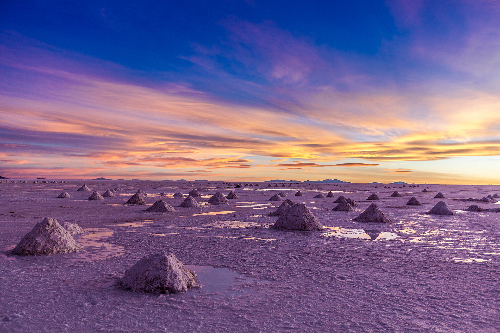 Salt production, Uyuni Salt Lake