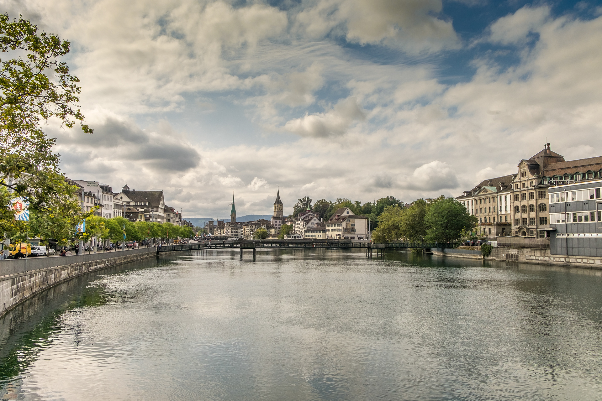Lake views, Zurich Old Town