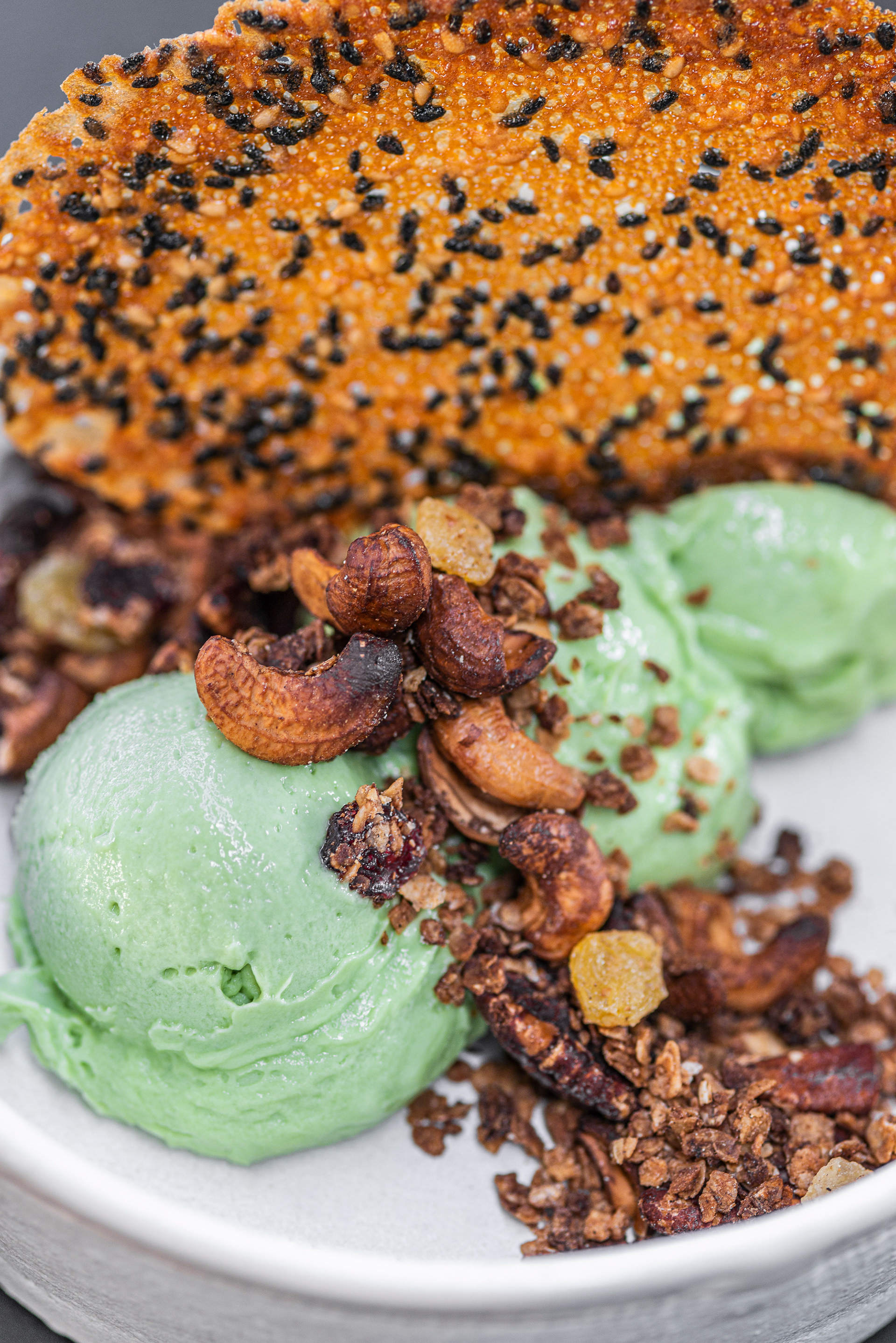 Avacado Ice cream - Restaurant Um Plateau (Gin Bar) - Luxembourg City