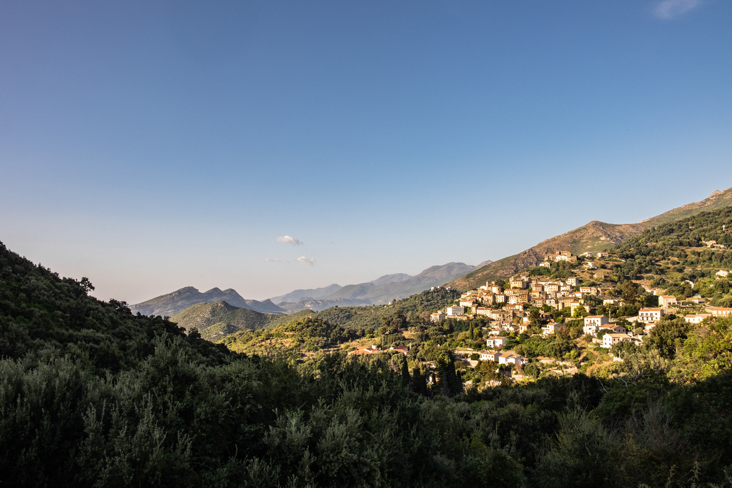 Stunning views on the D82 from Bastia to Saint Florant via Oletta