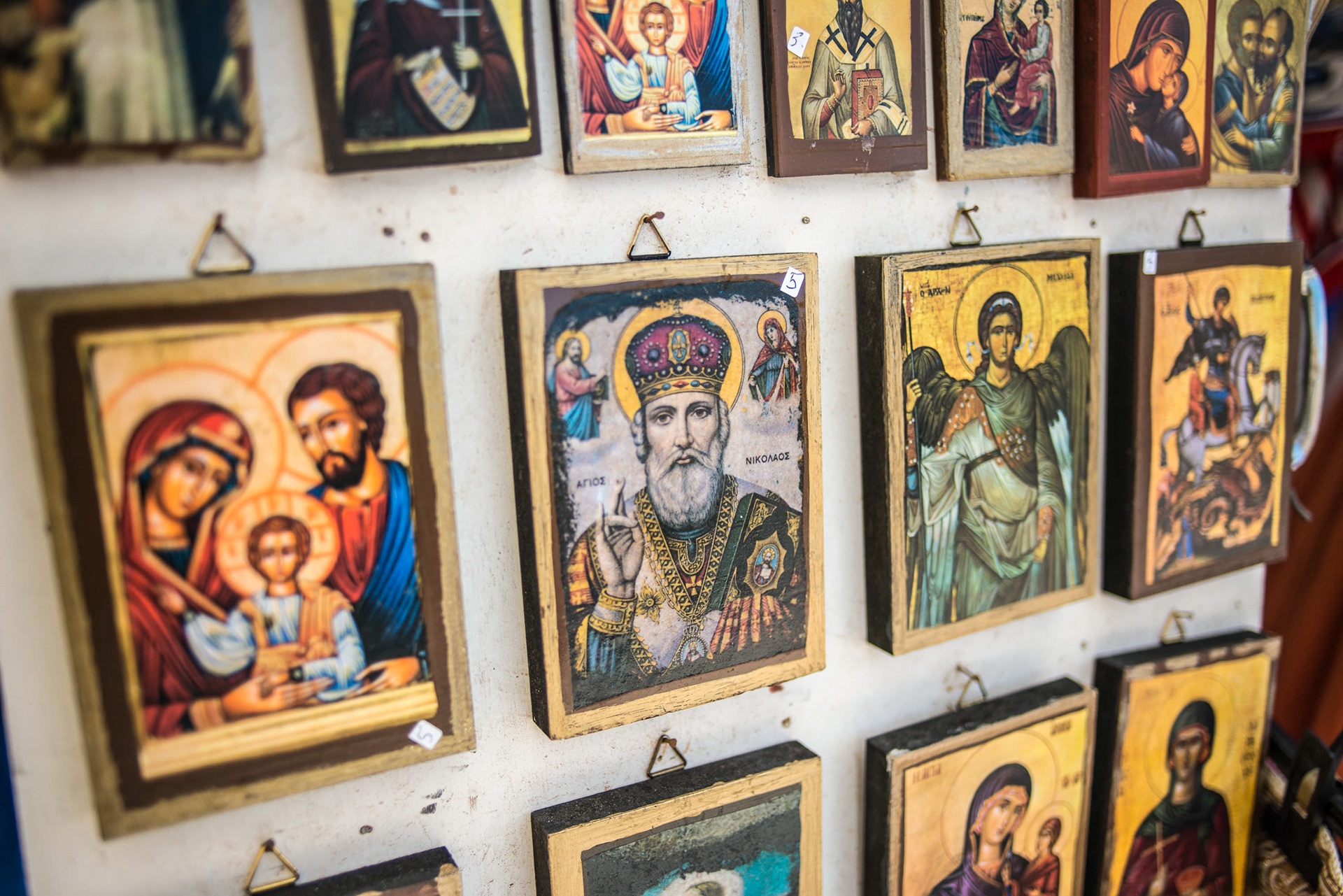 Religious Paintings For Sale, Chania, Crete