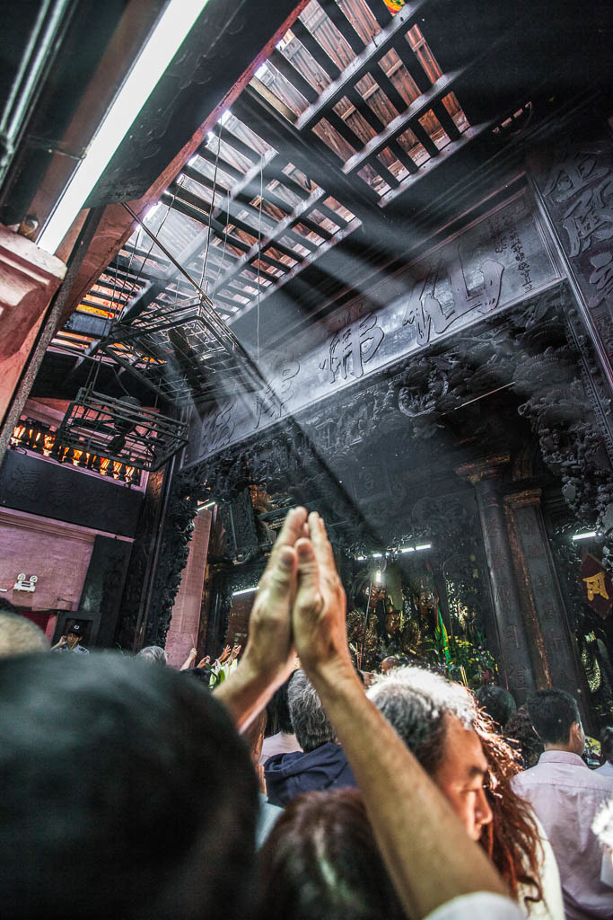 Celebrations for the new year - Jade Pagoda - Saigon - Vietnam.