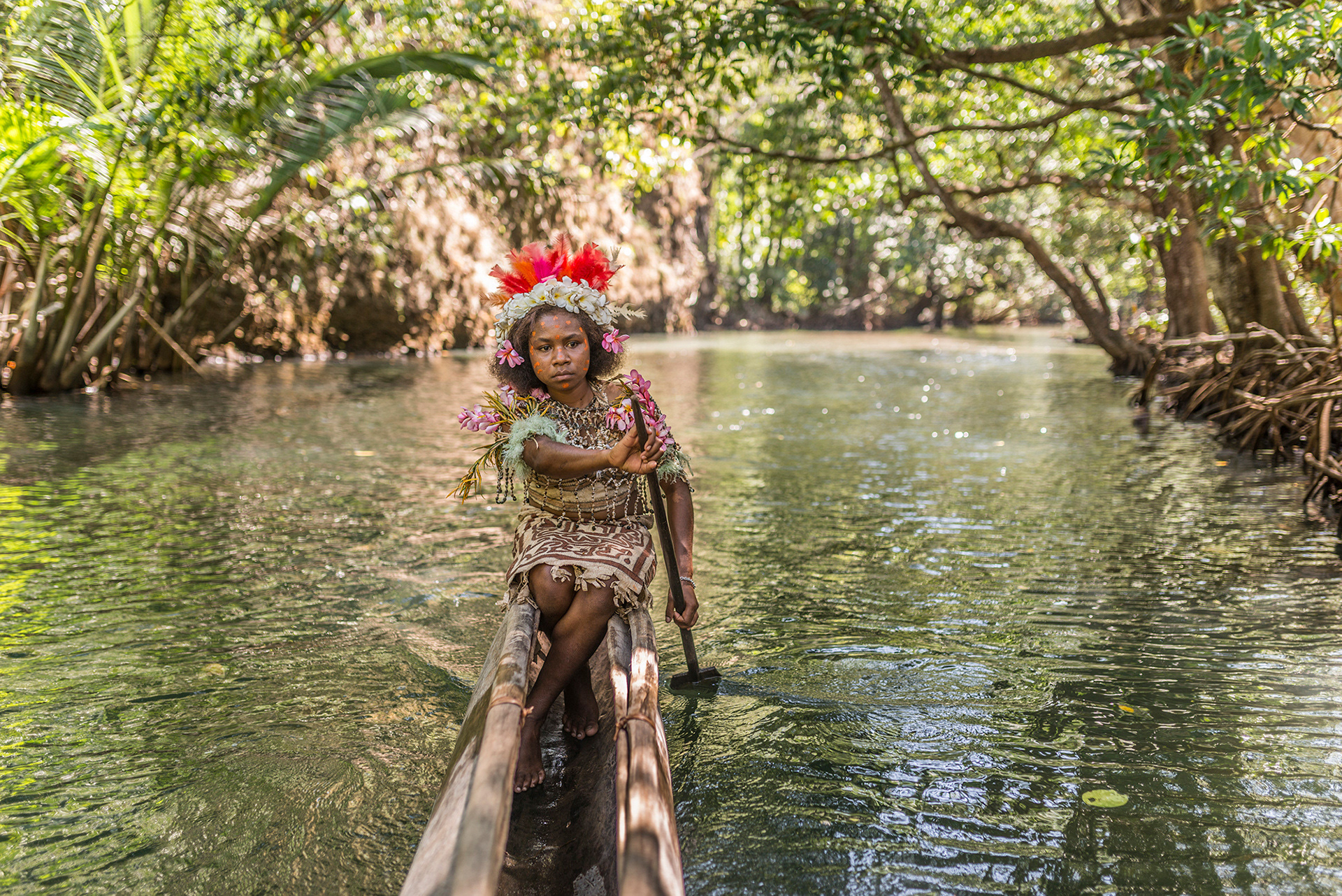 Canoe Ride to Local village to Tufi Village