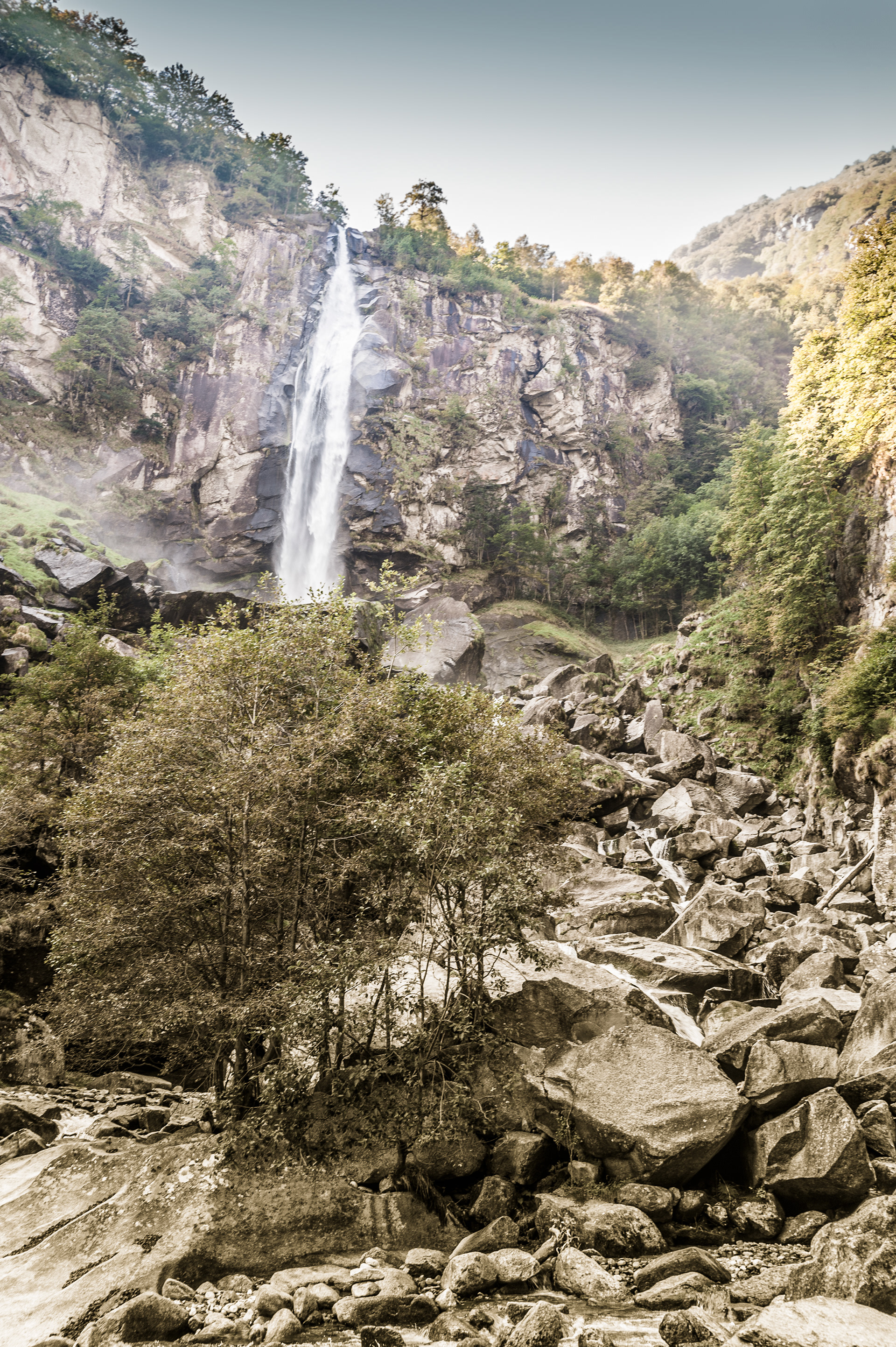 Foroglio Waterfall, Val Bavona (Side Valley), Maggia Valley, Ticino
