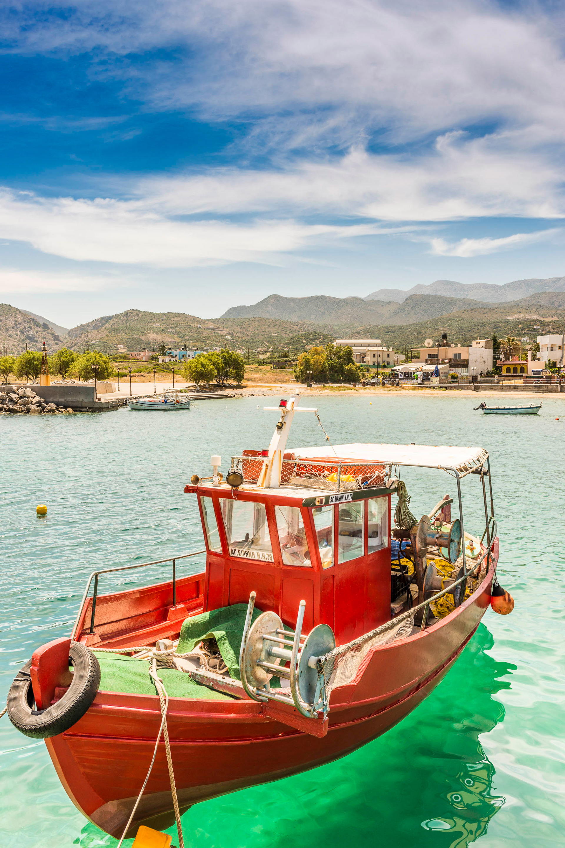 Fishing Boat, Milatos Harbour, Malia, Crete