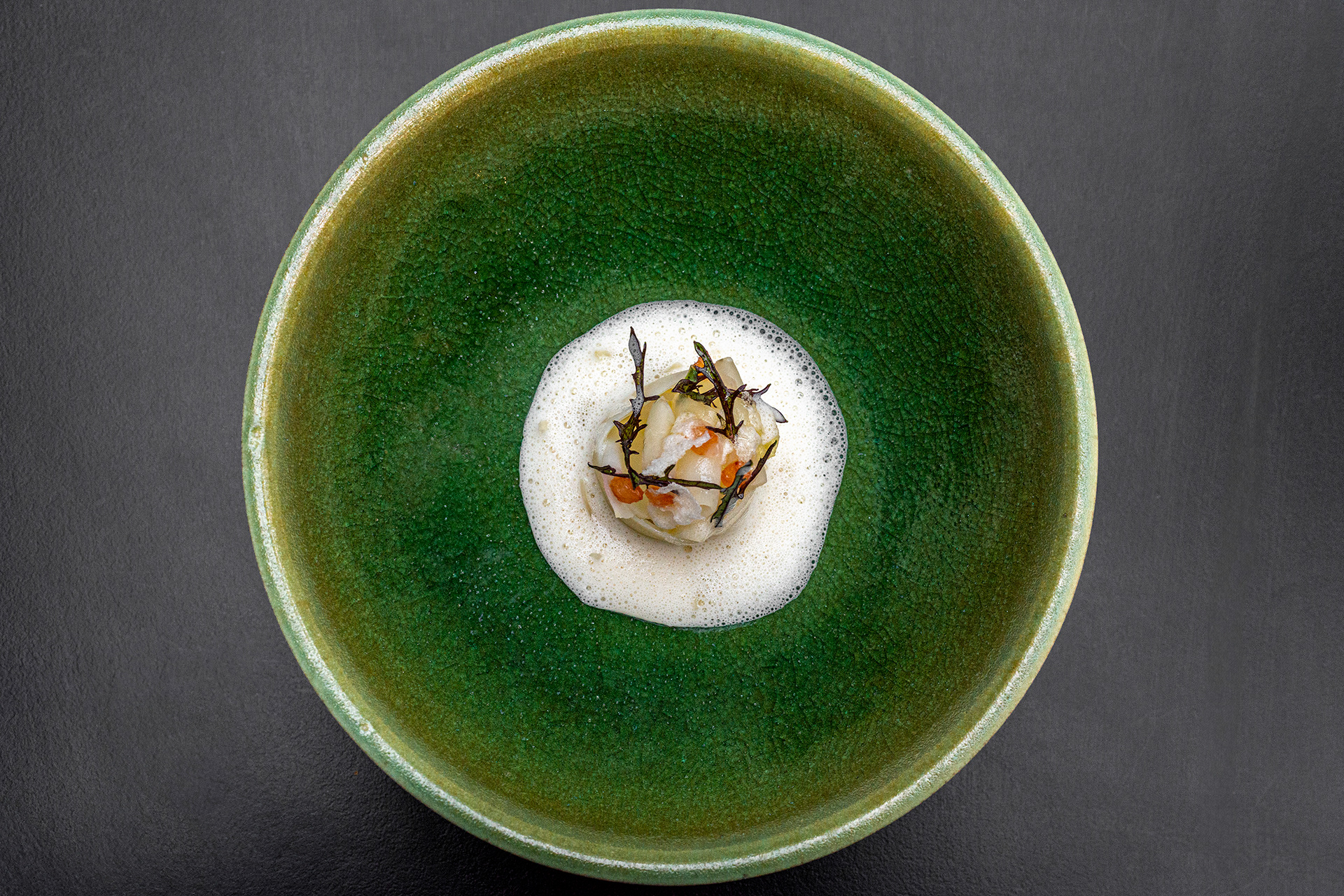 Oyster, potato, grapefrui, carrot, onion - Dede Restaurant (Michellin Star) - Baltimore