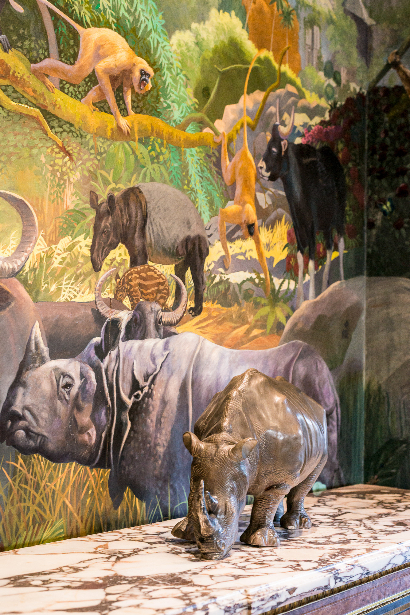 Port Lympne animal park is best known for its Rhino's but it also has a beautiful house and gardens as well as a top class restaurant
