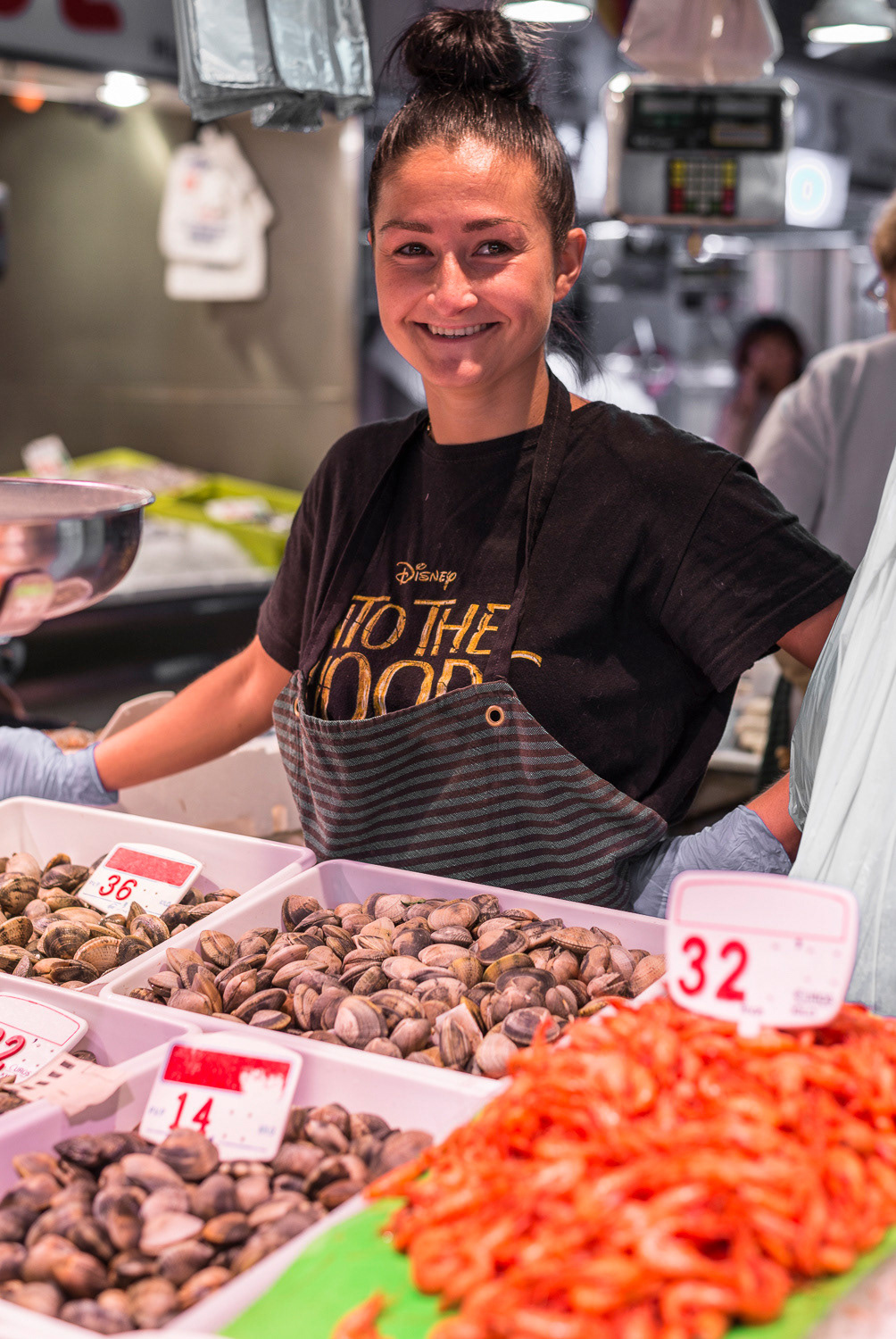 Seafood stall, Santander Central Covered Market