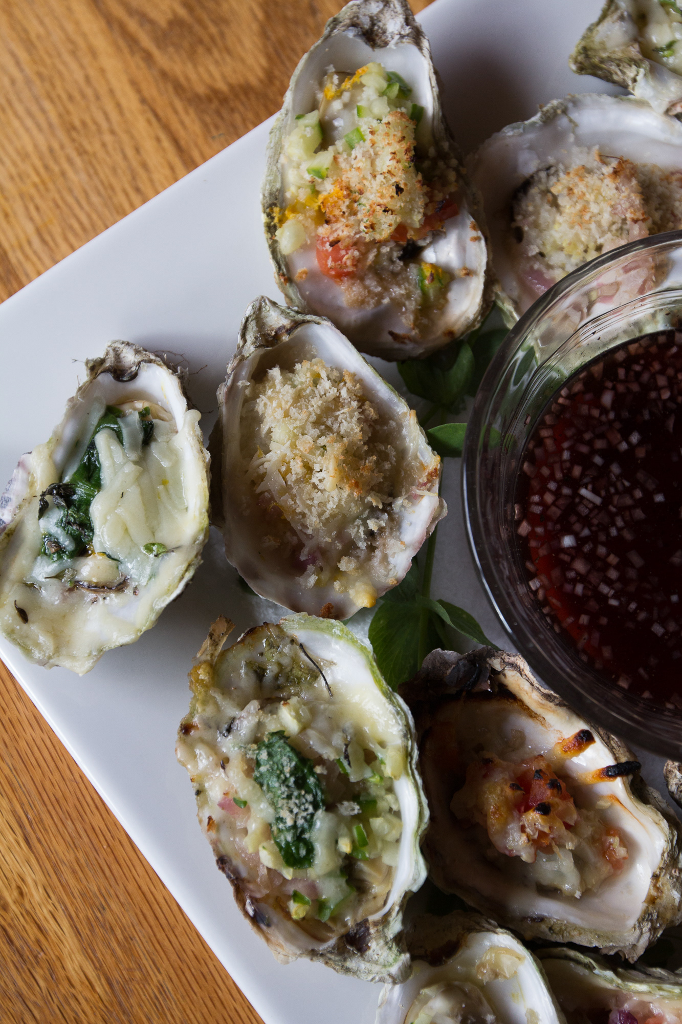 Cooked Oysters, Tulka Bay Lodge, Alaska