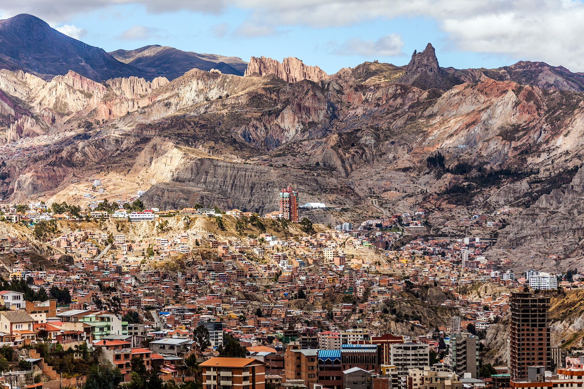 Views looking towards the Valle de la Luna (Moon Valley), La Paz