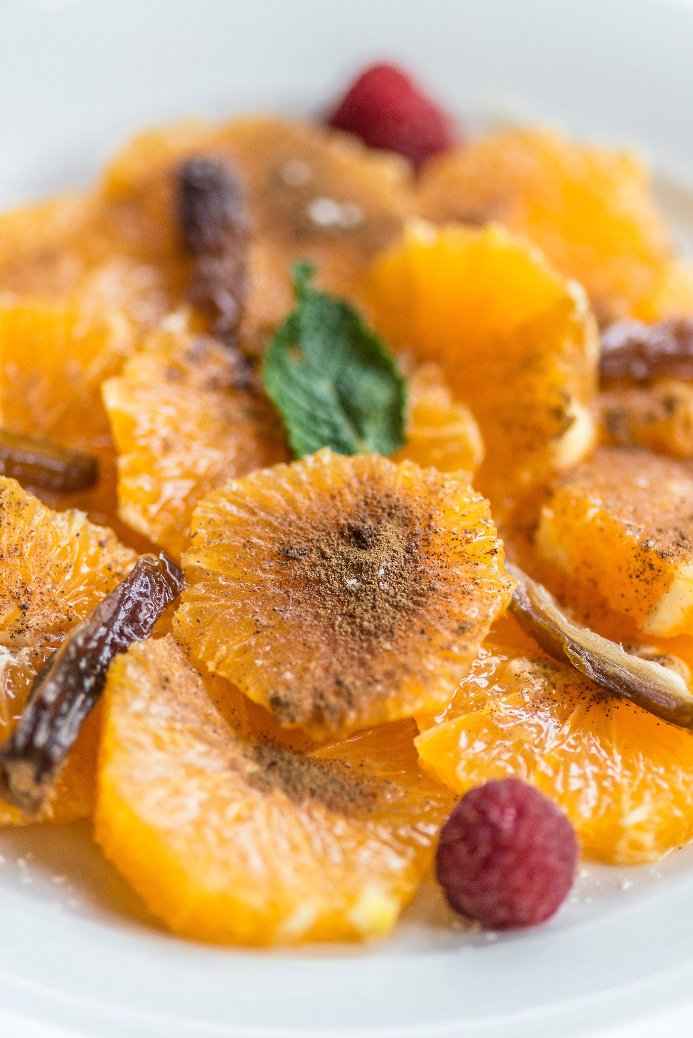 Moroccan cinnamon orange salad at Hotel La Tour Hassan, Rabat, Morocco
