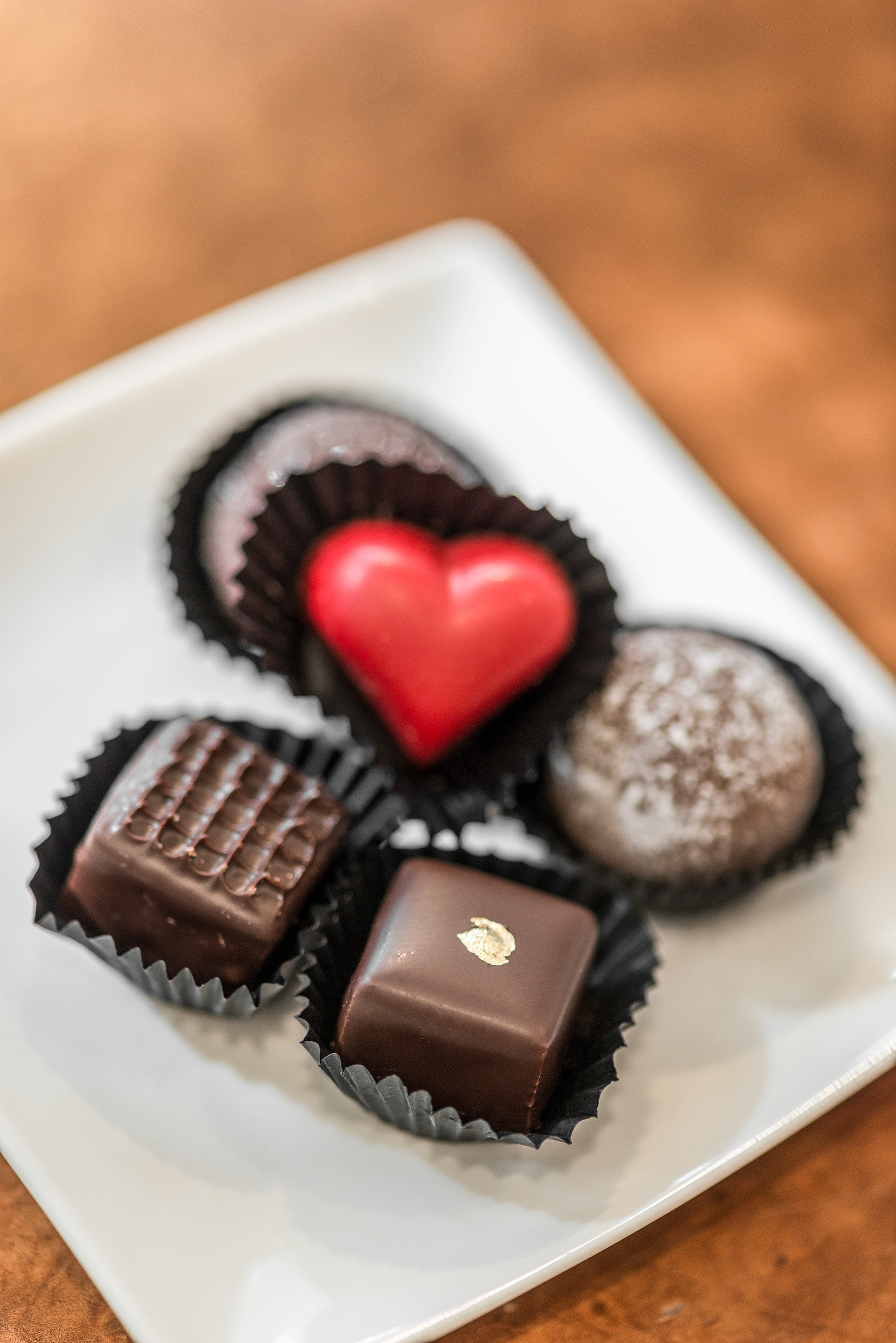 Chocholate selection at Vollenweider Chocolatier, Winterthur, Zurich