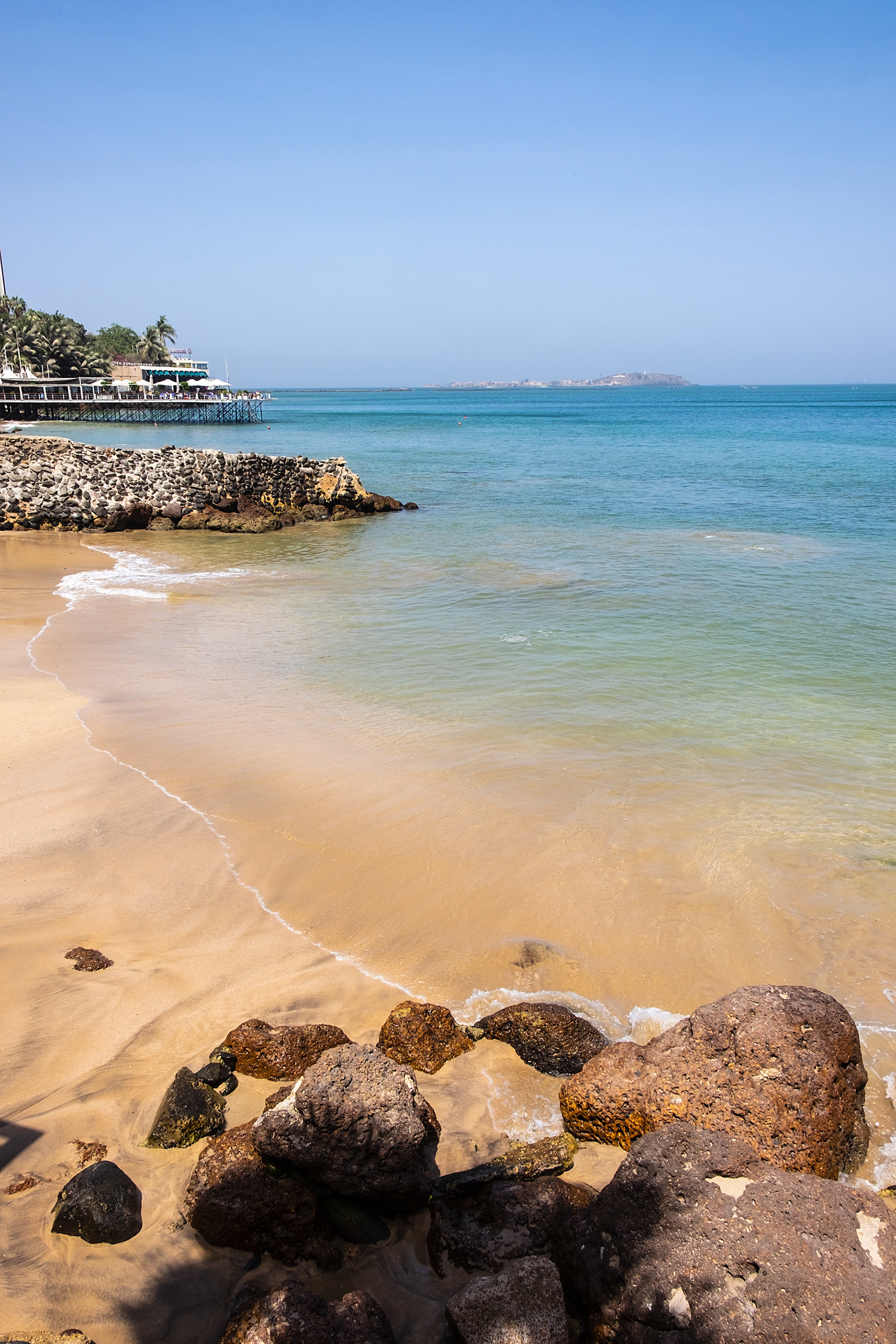 Pullman Hotel Beach - Looking towards Goree Island
