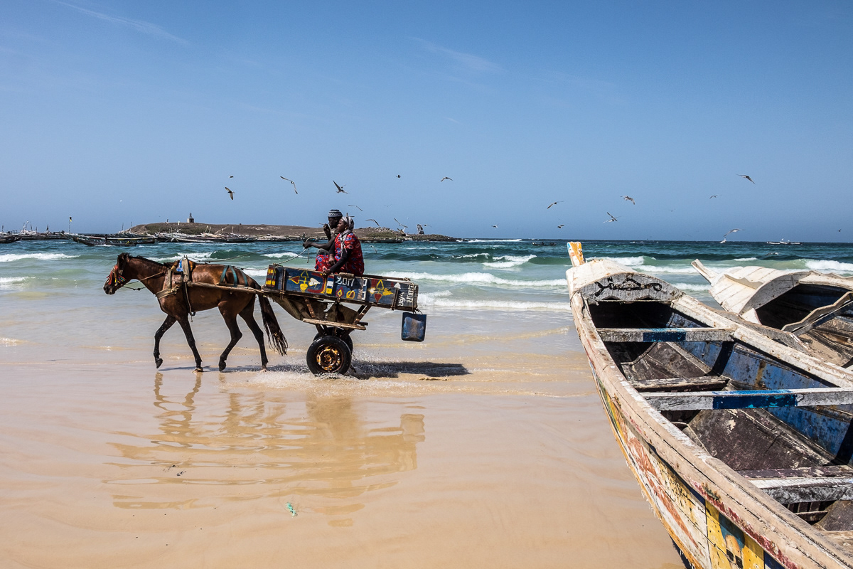 Yoff Fishing Beach, Dakar, Senegal.