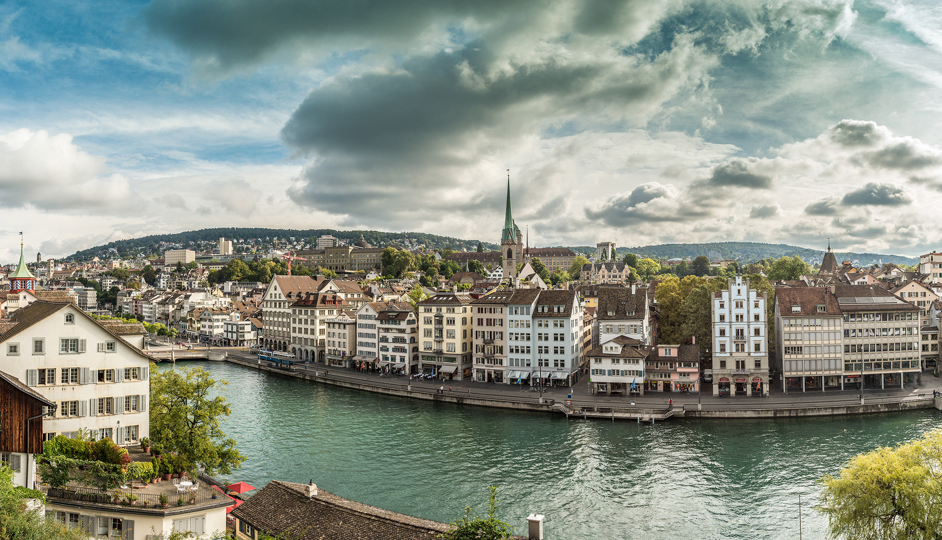 Zurich from the Old Town