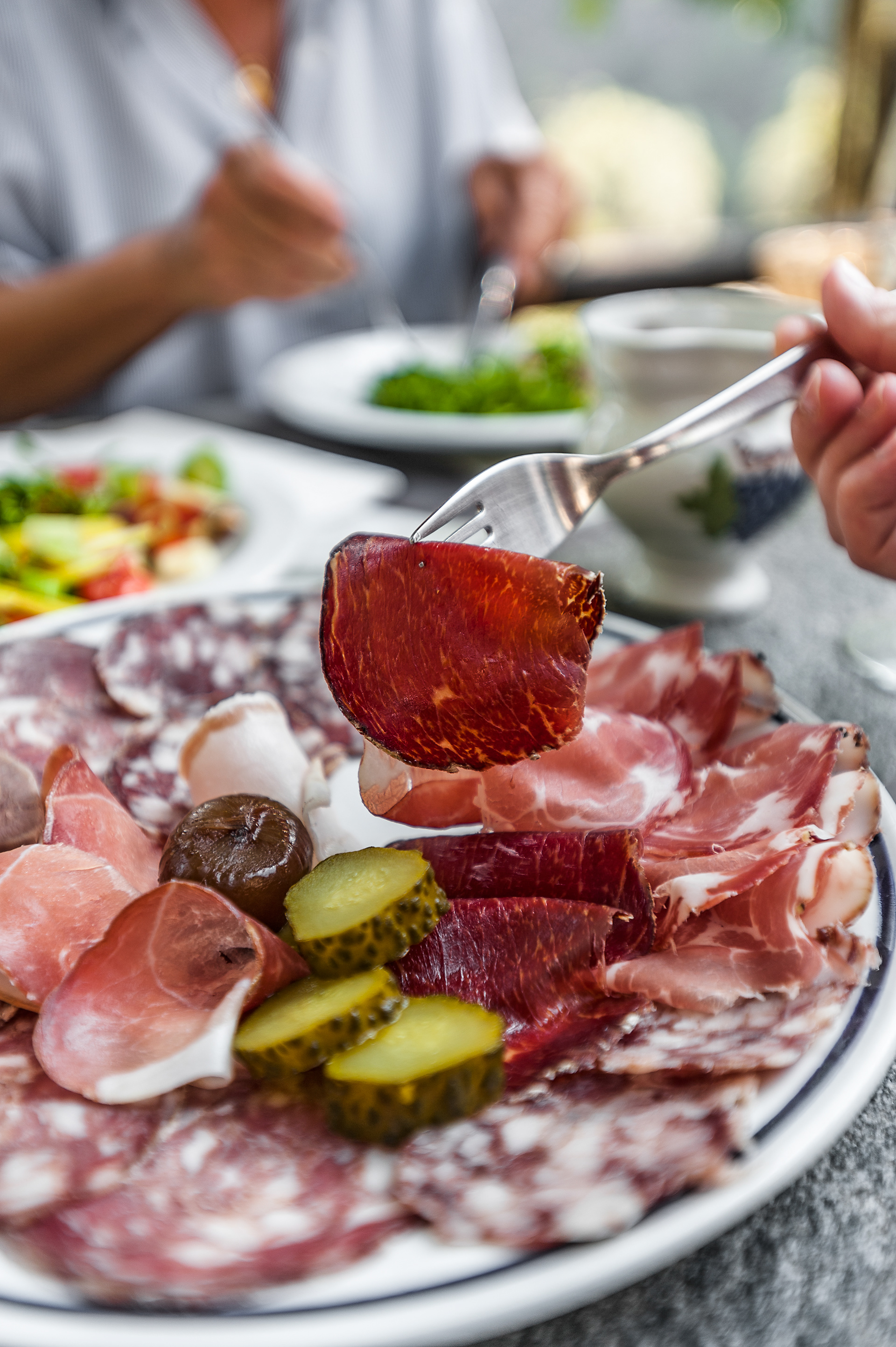 Local Anti Pasti & Pickles, La Froda Restaurant, Val Bavona, Ticino
