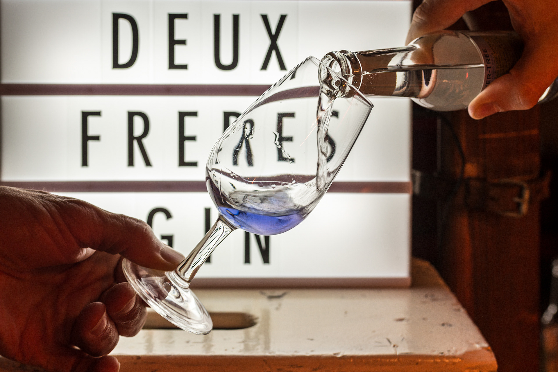 Deux freres gin, hand made in Zurich