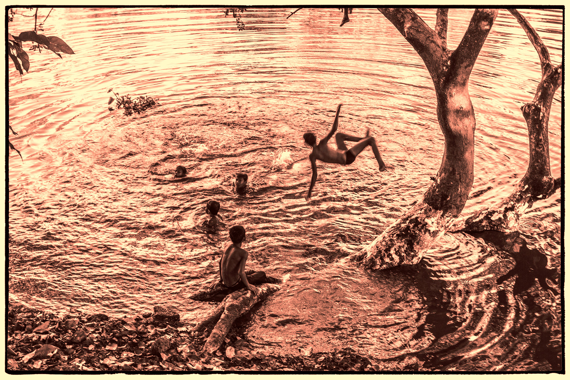 Swimmers - Bakong - Cambodia