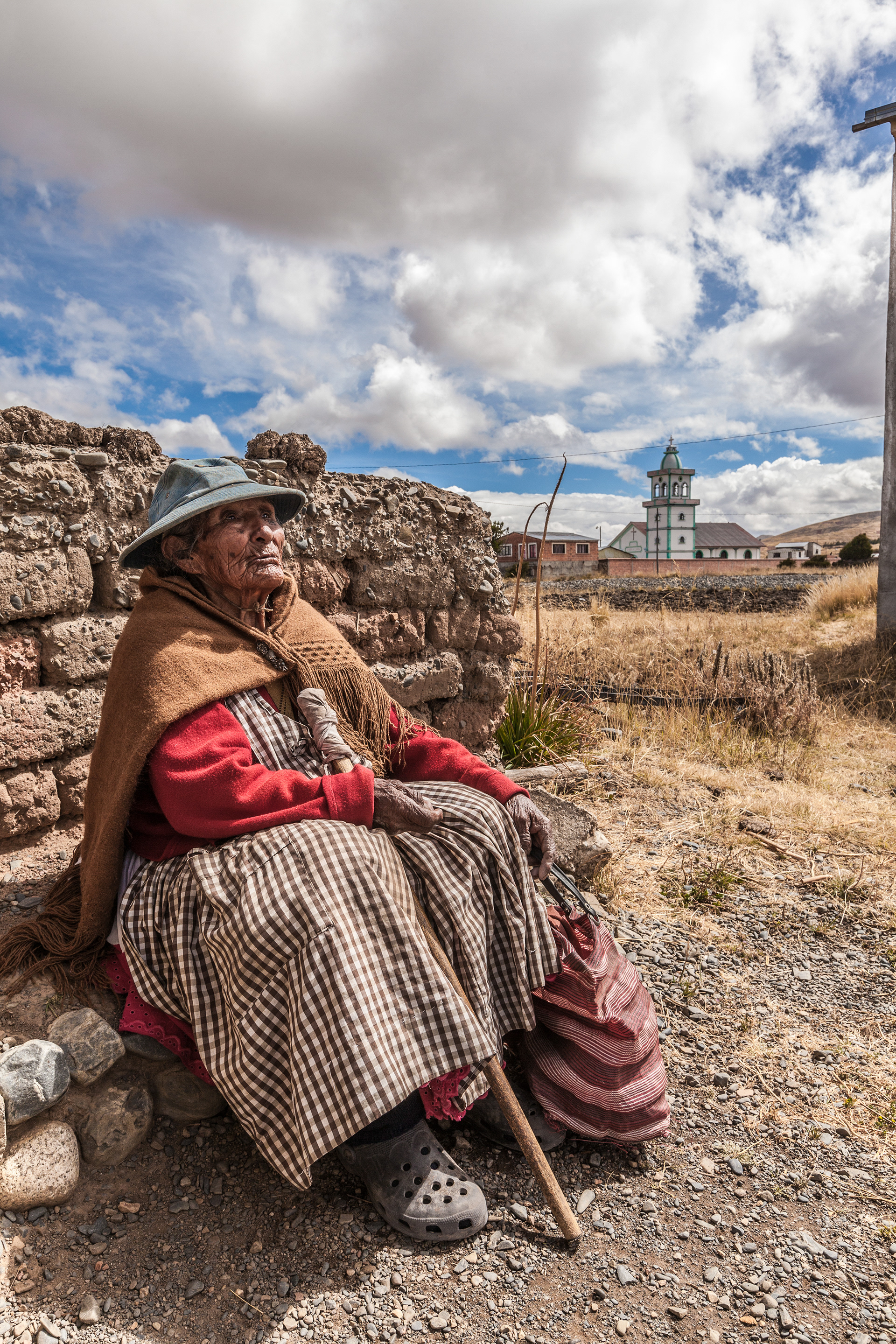 Old Lady at Villa Santa Anna, Altiplano (High Plateau)