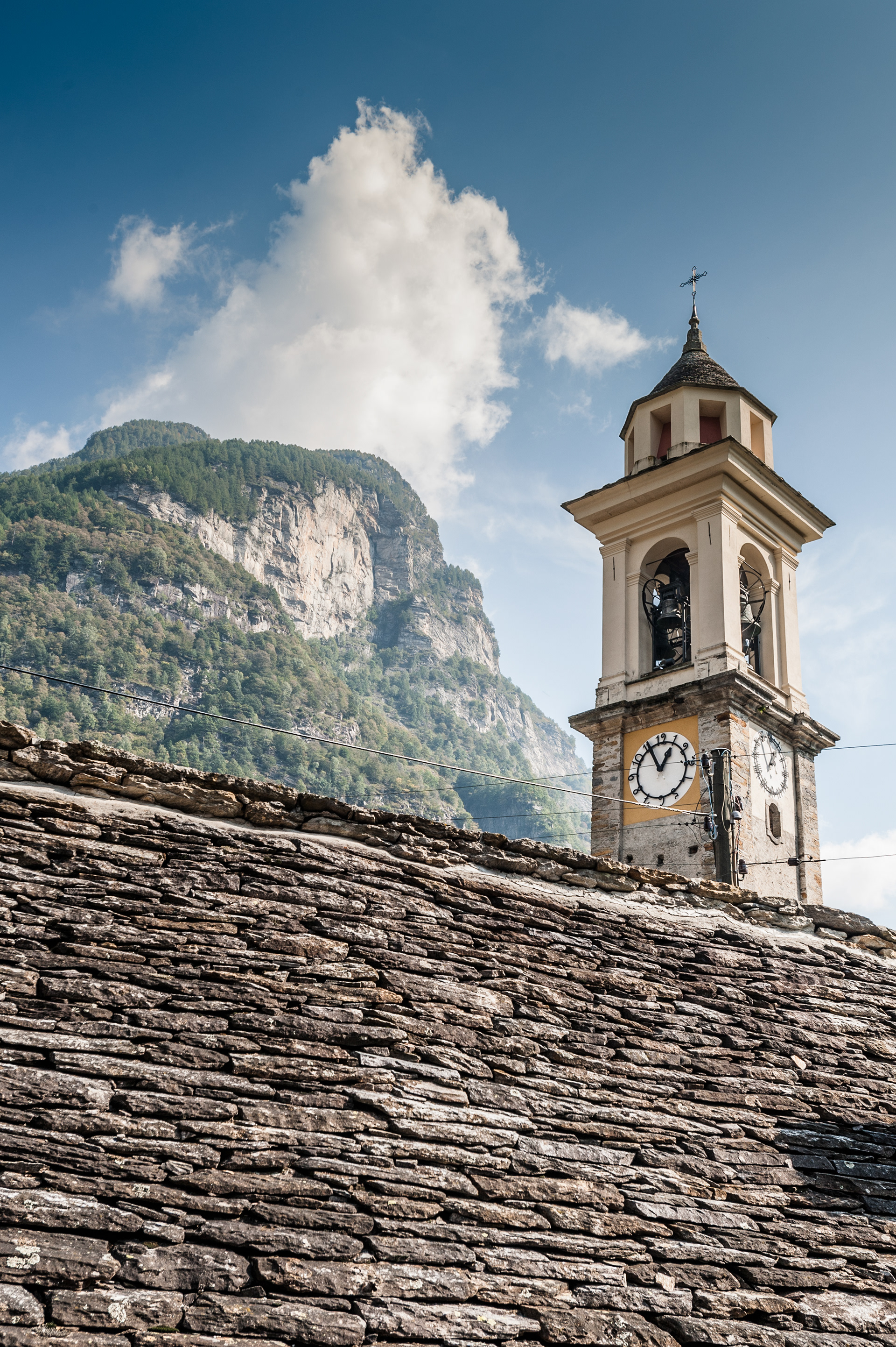 Granit Church, Sonogno Village, Verzasca Valley, Ticino