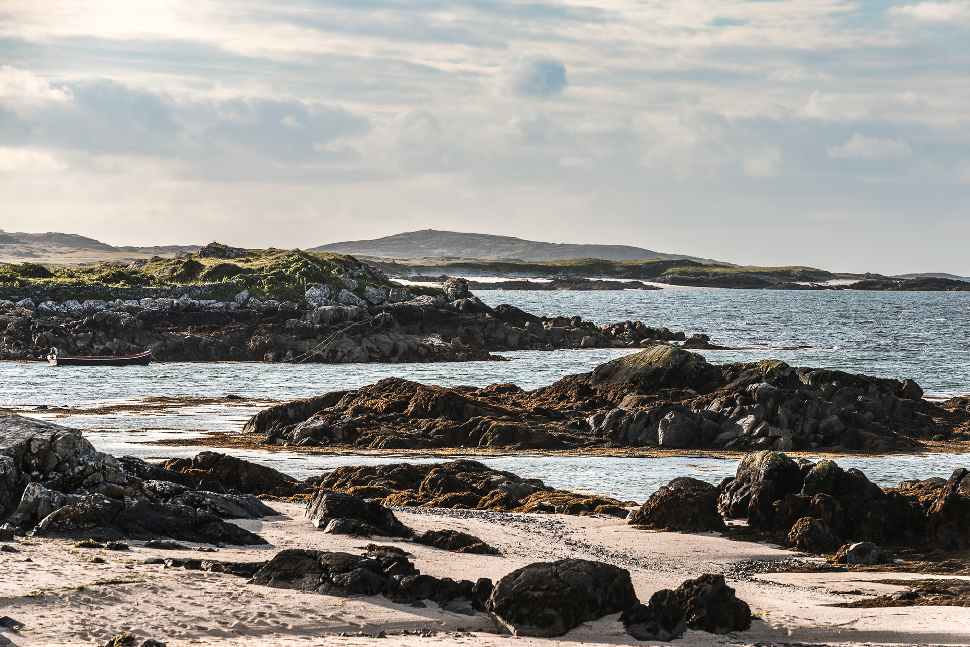 Aran Islands from Mannin Bay - Connemara