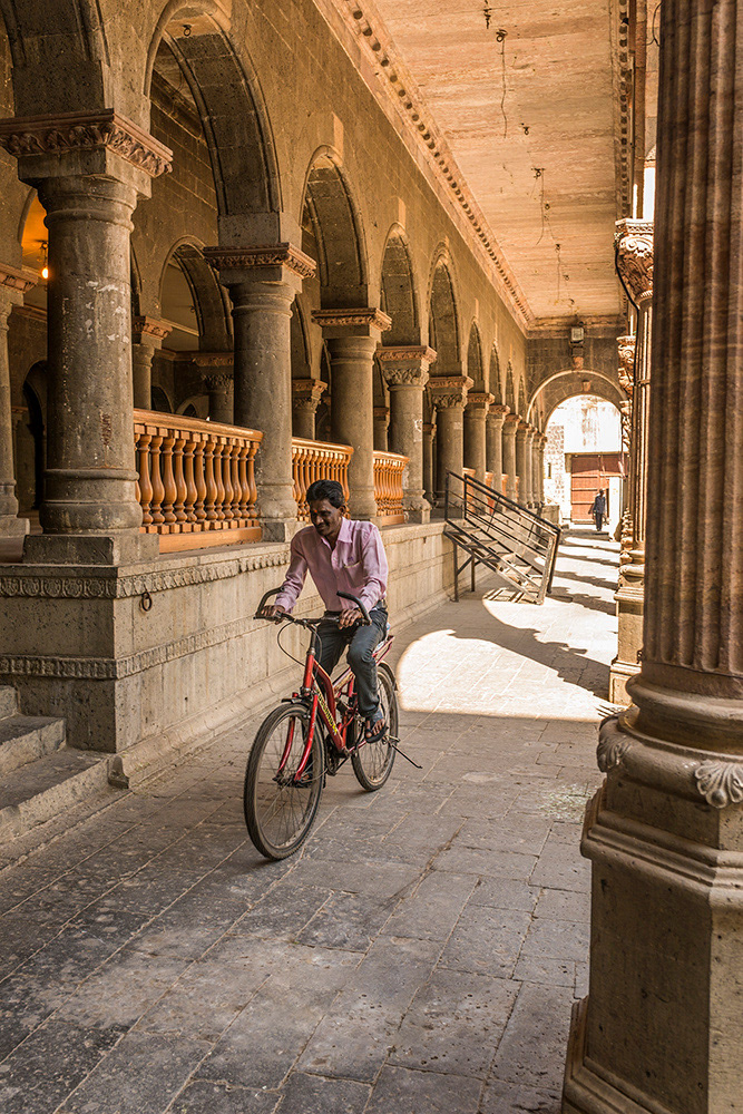 Inner courtyard, Rajwada Palace, Indore, India