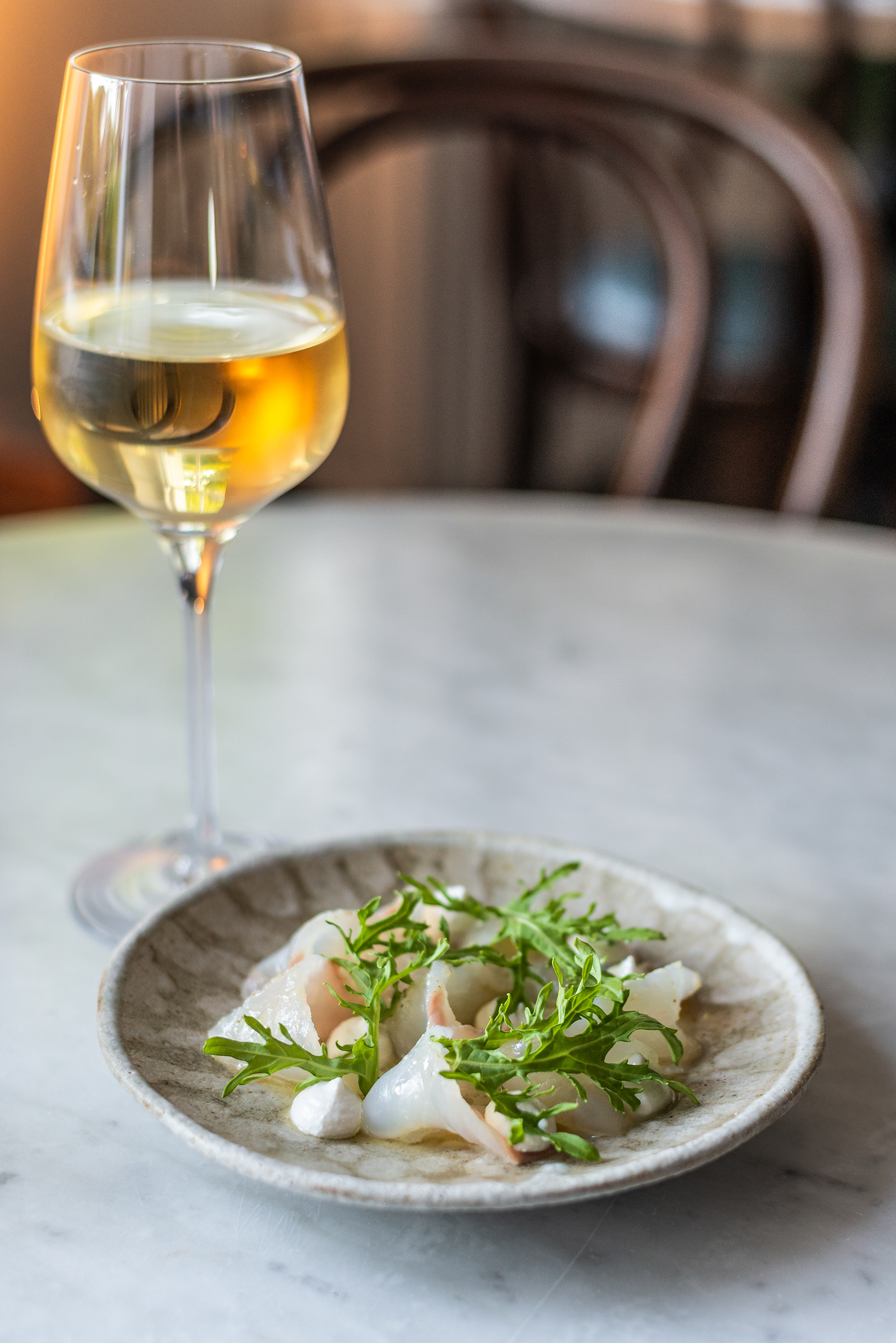 Monk Fish Carpachio - Liss Ard Estate - Skibbereen