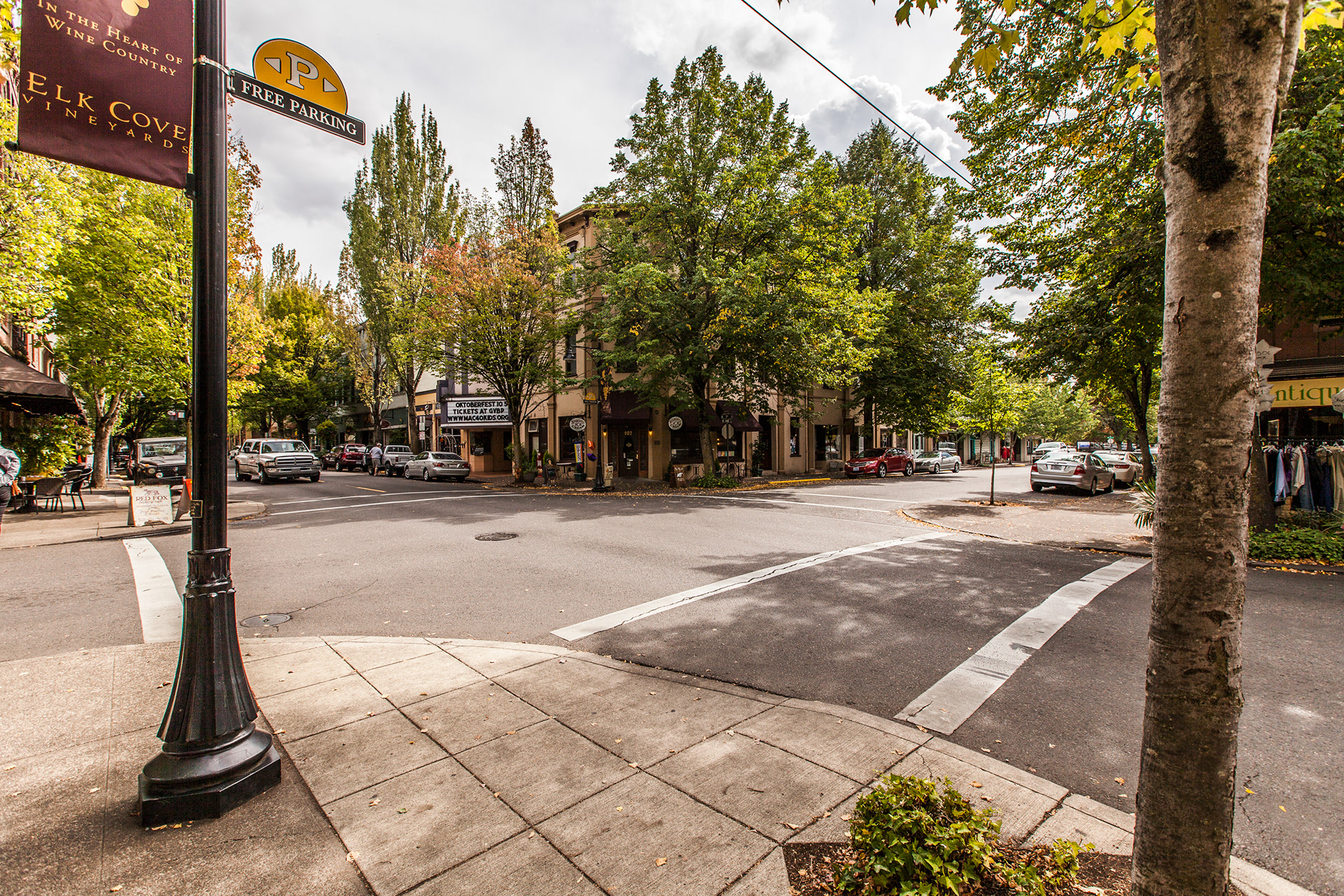 Downtown in Historic McMinnville, Oregon