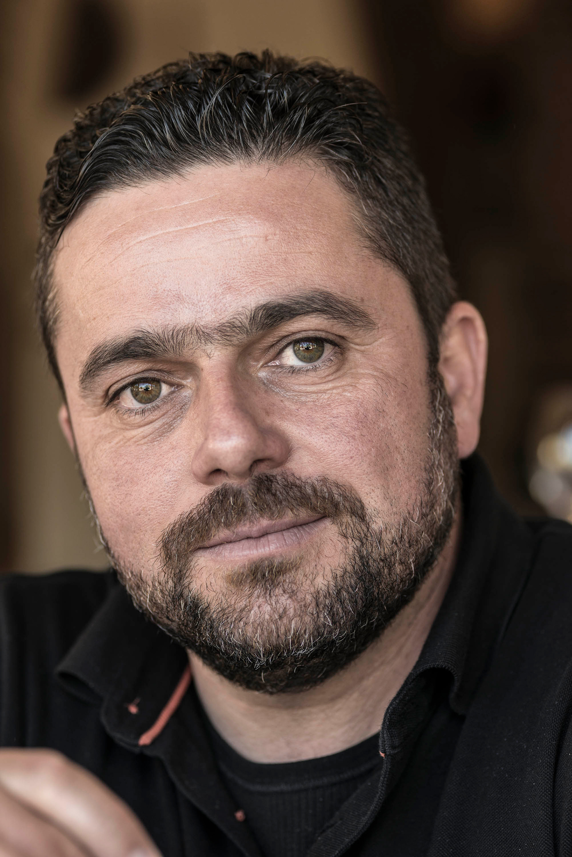 Chef & Owner Chrisostomos Orfanoudakis at Chrisostomos Restaurant, Chania, Crete