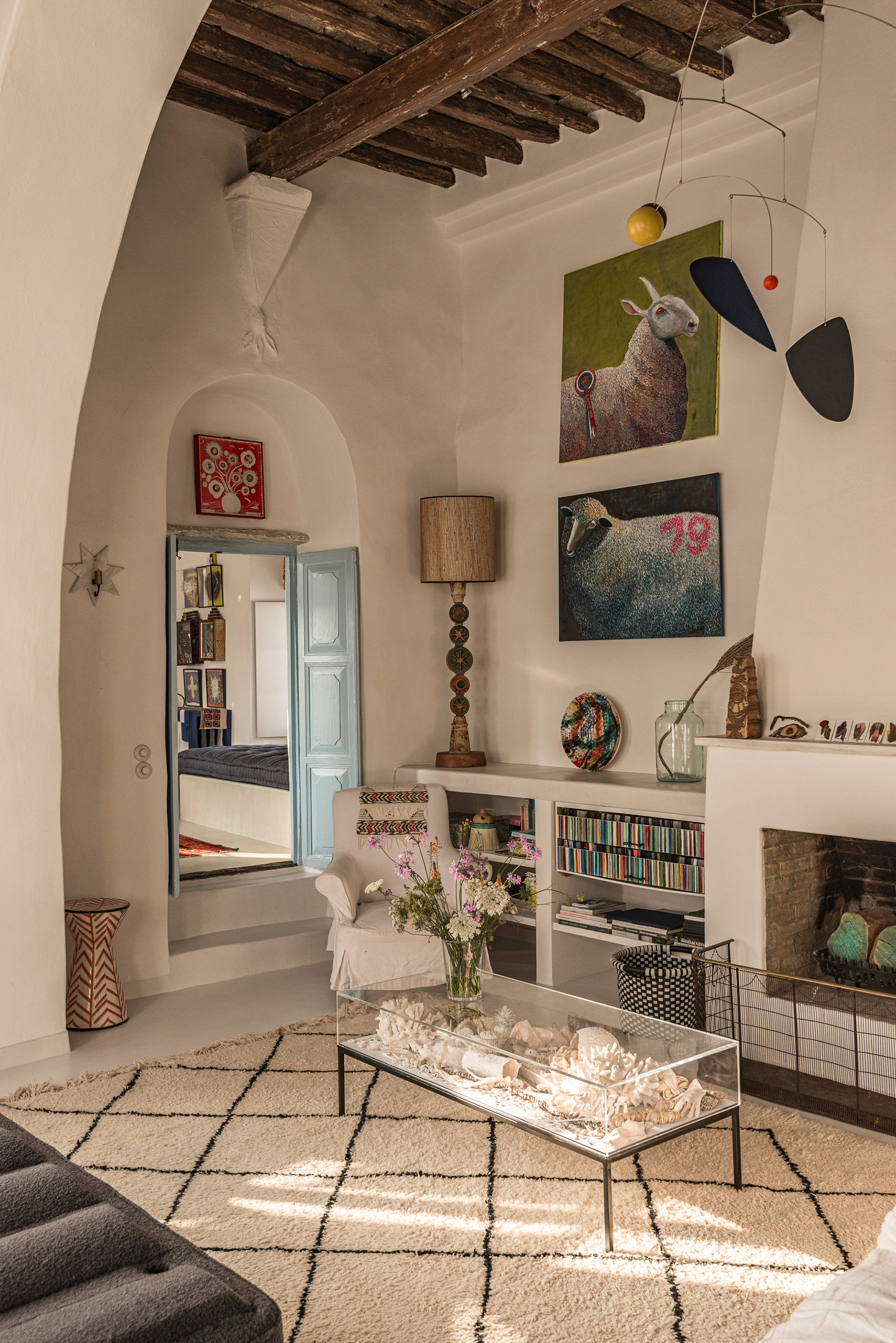 The beautifully restored Xinara House a former bishops residence in Xinara Village, Tinos