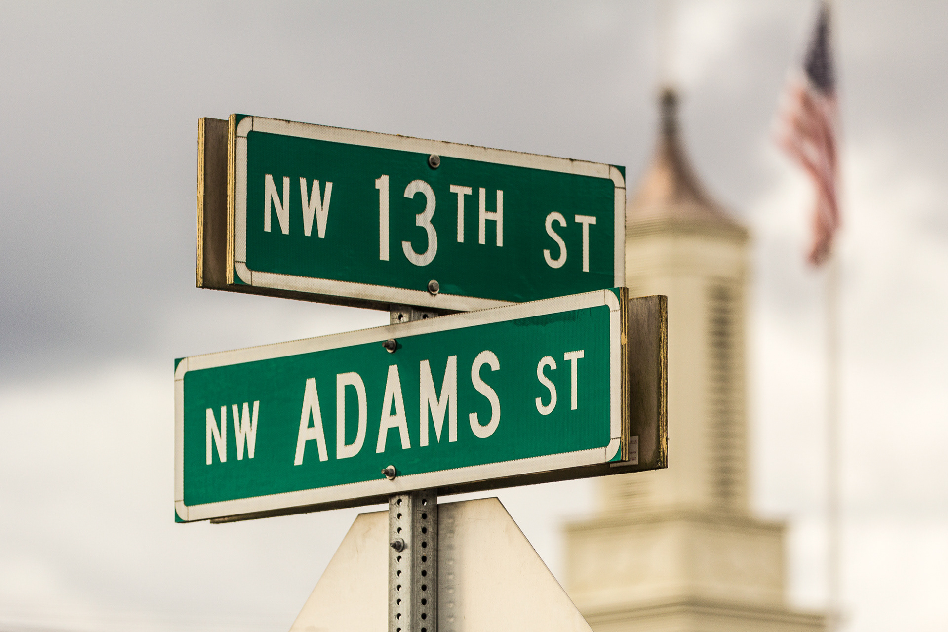 McMinnville's Historic downtown, Oregon, USA