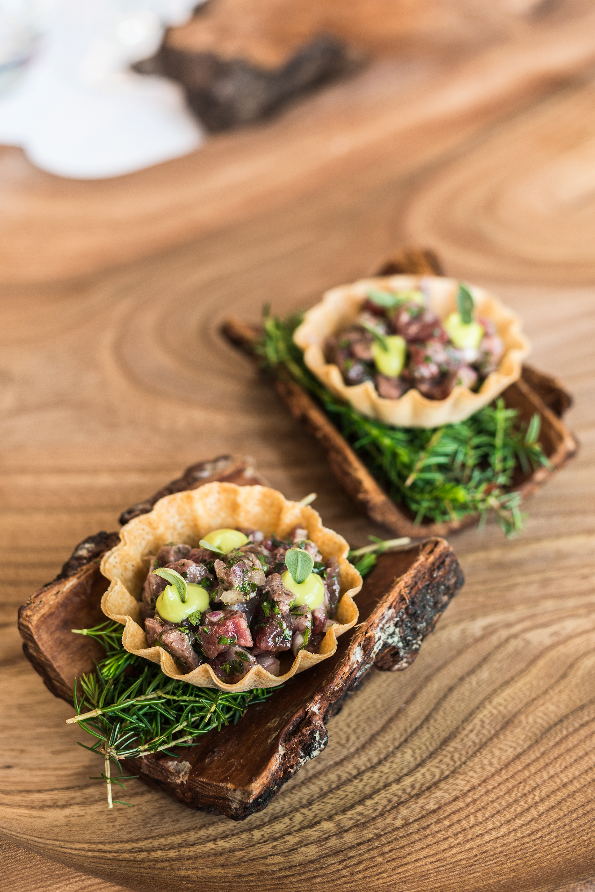 Steak Tartare Tartlets
