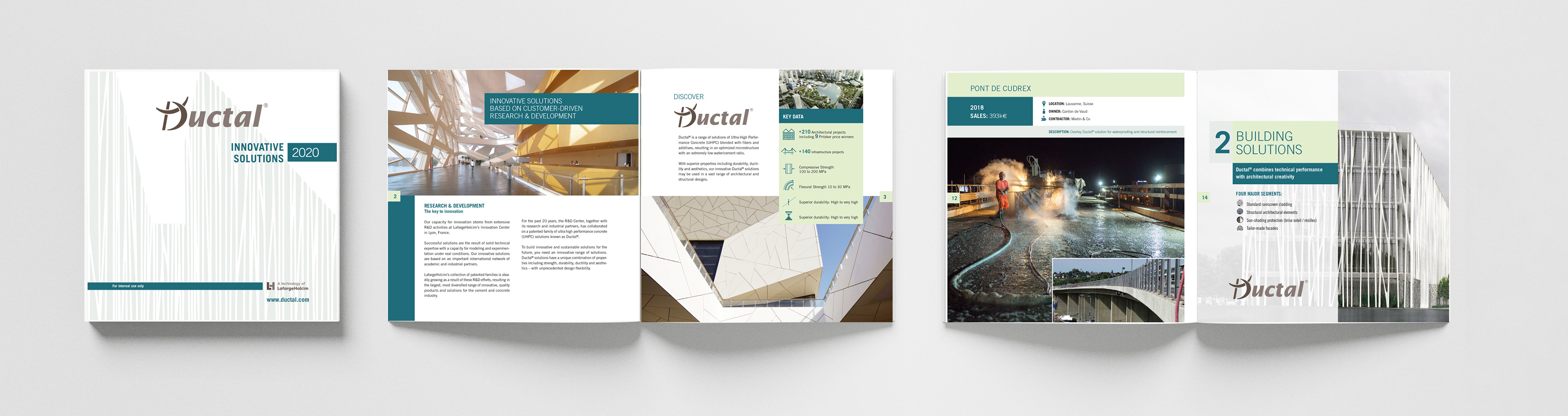 Mise en page du book Innovative Ductal